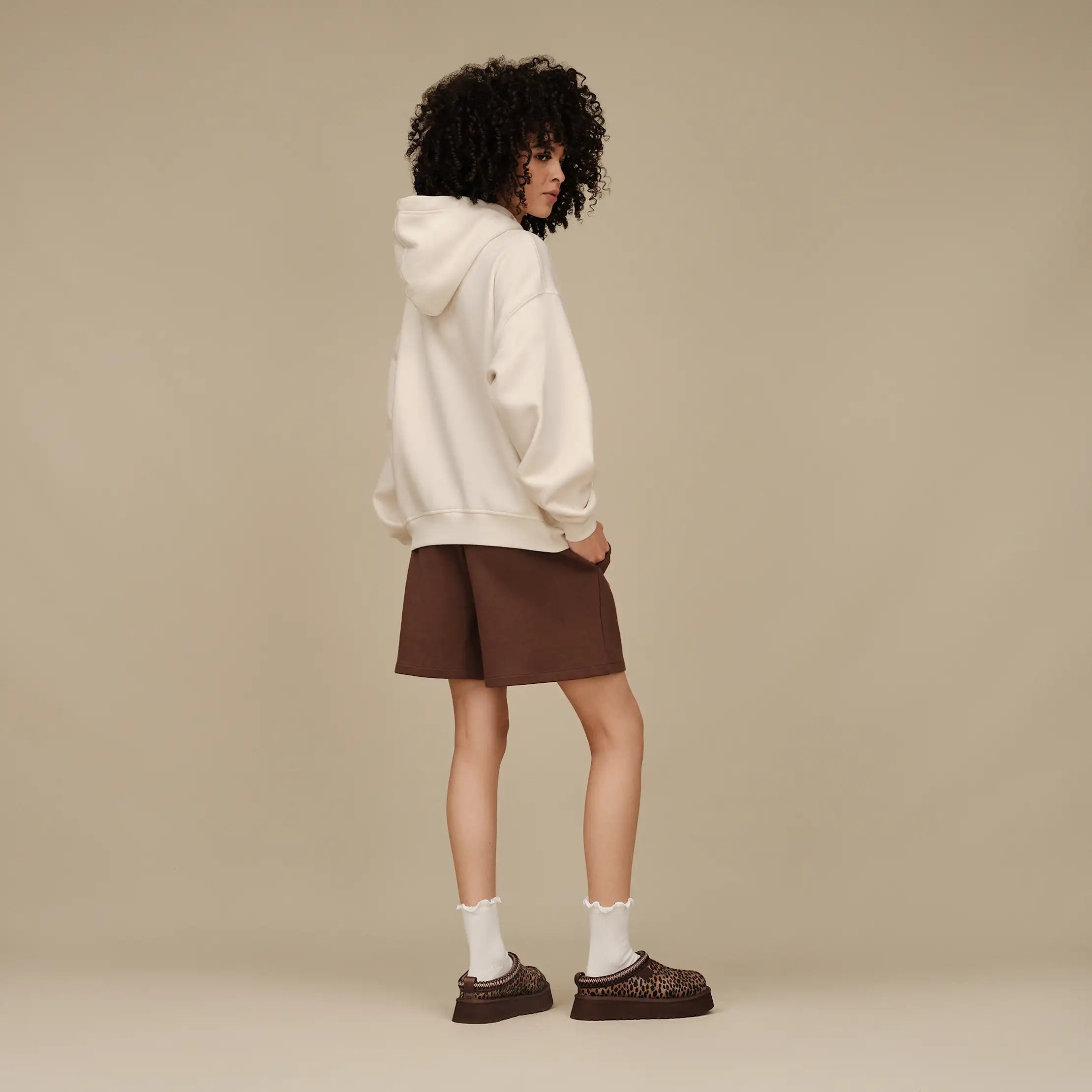 Ugg Ugg Logo Hoodie Nimbus