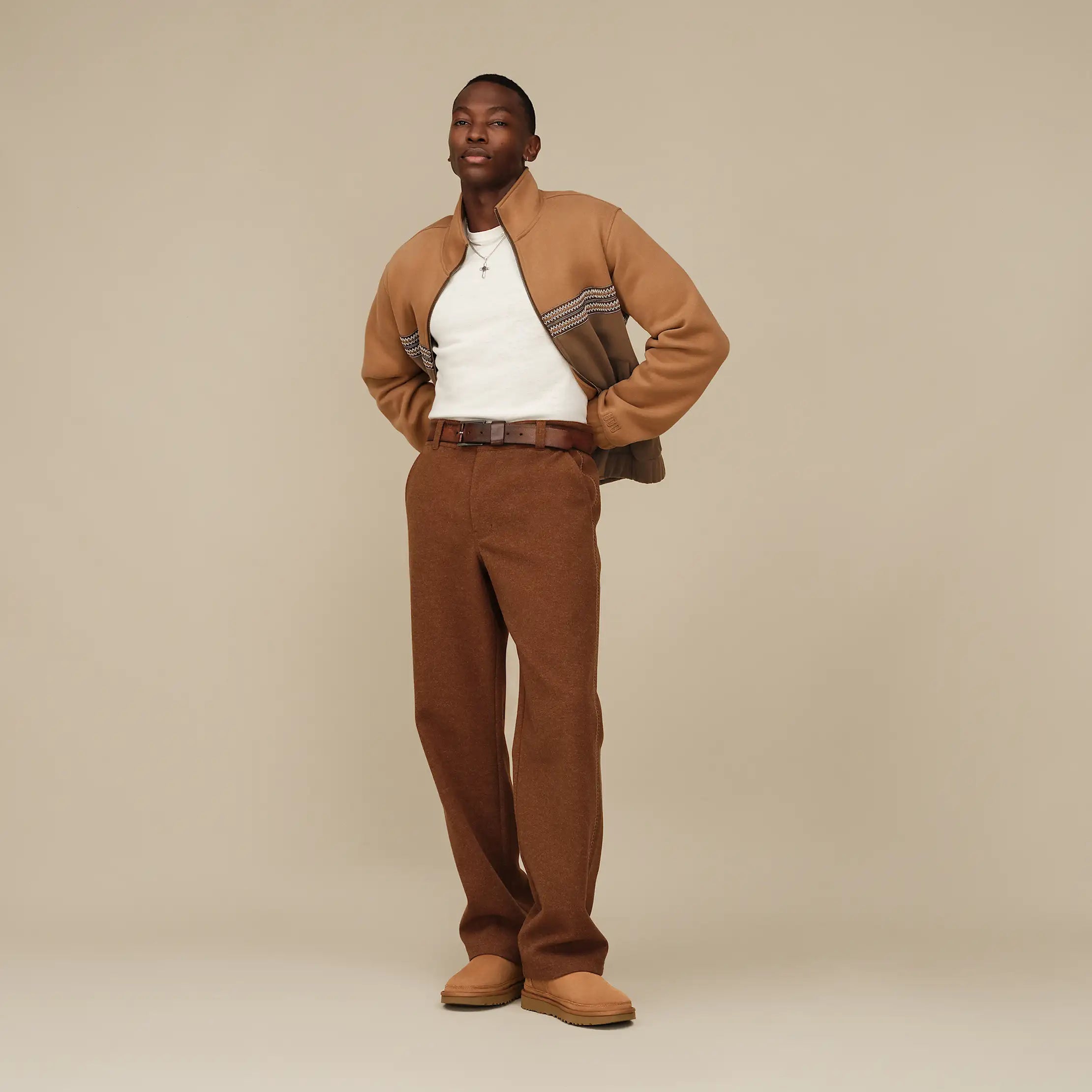 Ugg Tasman Track Jacket Chestnut