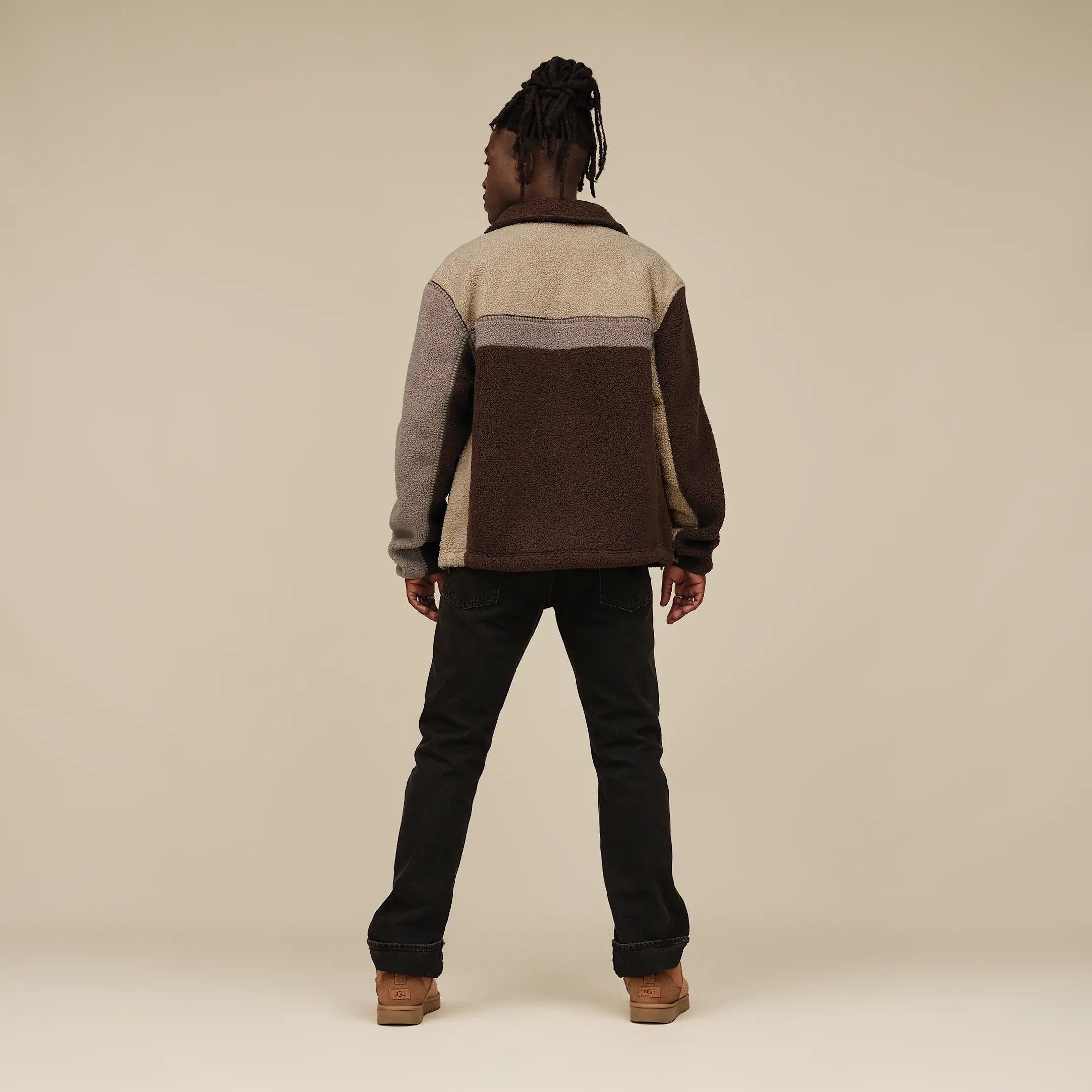 Ugg Lachlan Uggfluff Jacket Cola Multi