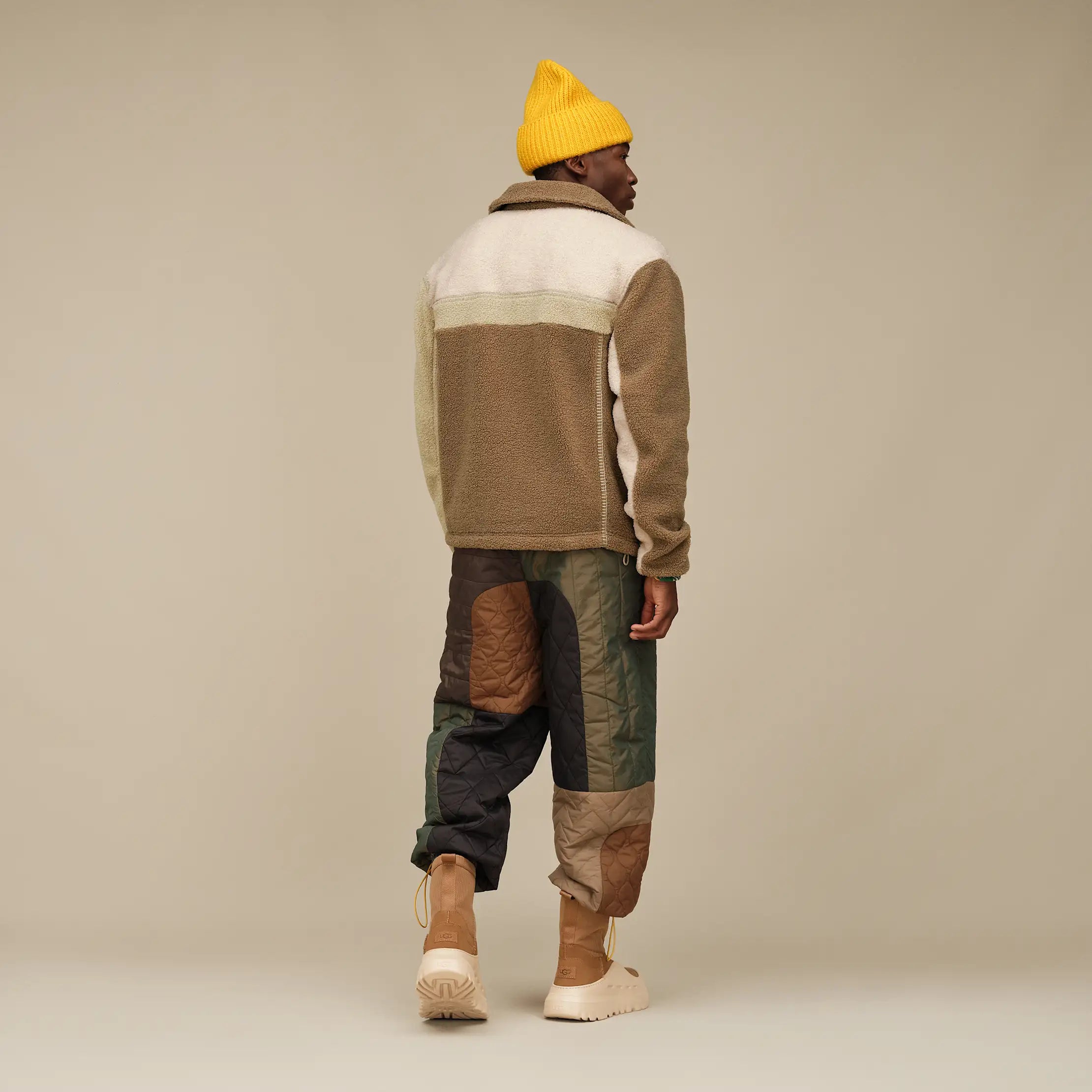 Ugg Lachlan Uggfluff Jacket Sand Multi