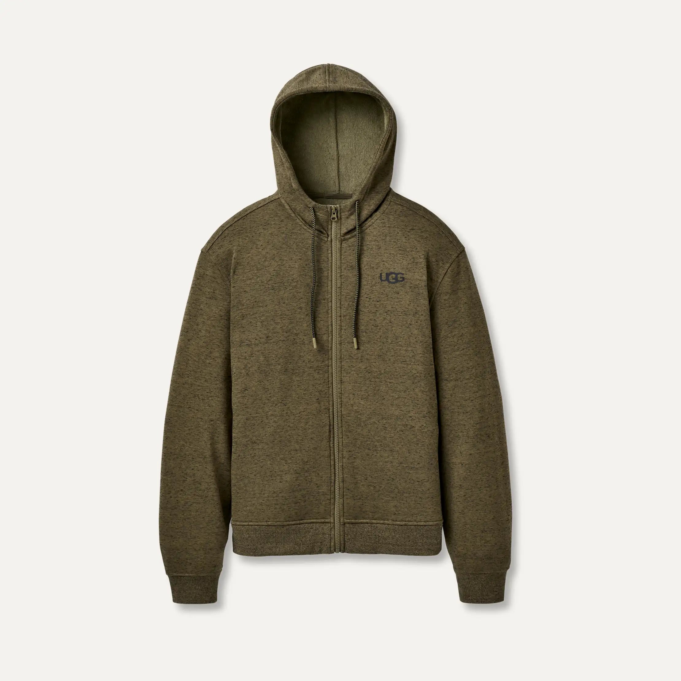 Ugg Shiloh Full Zip Hoodie Burnt Olive Heather