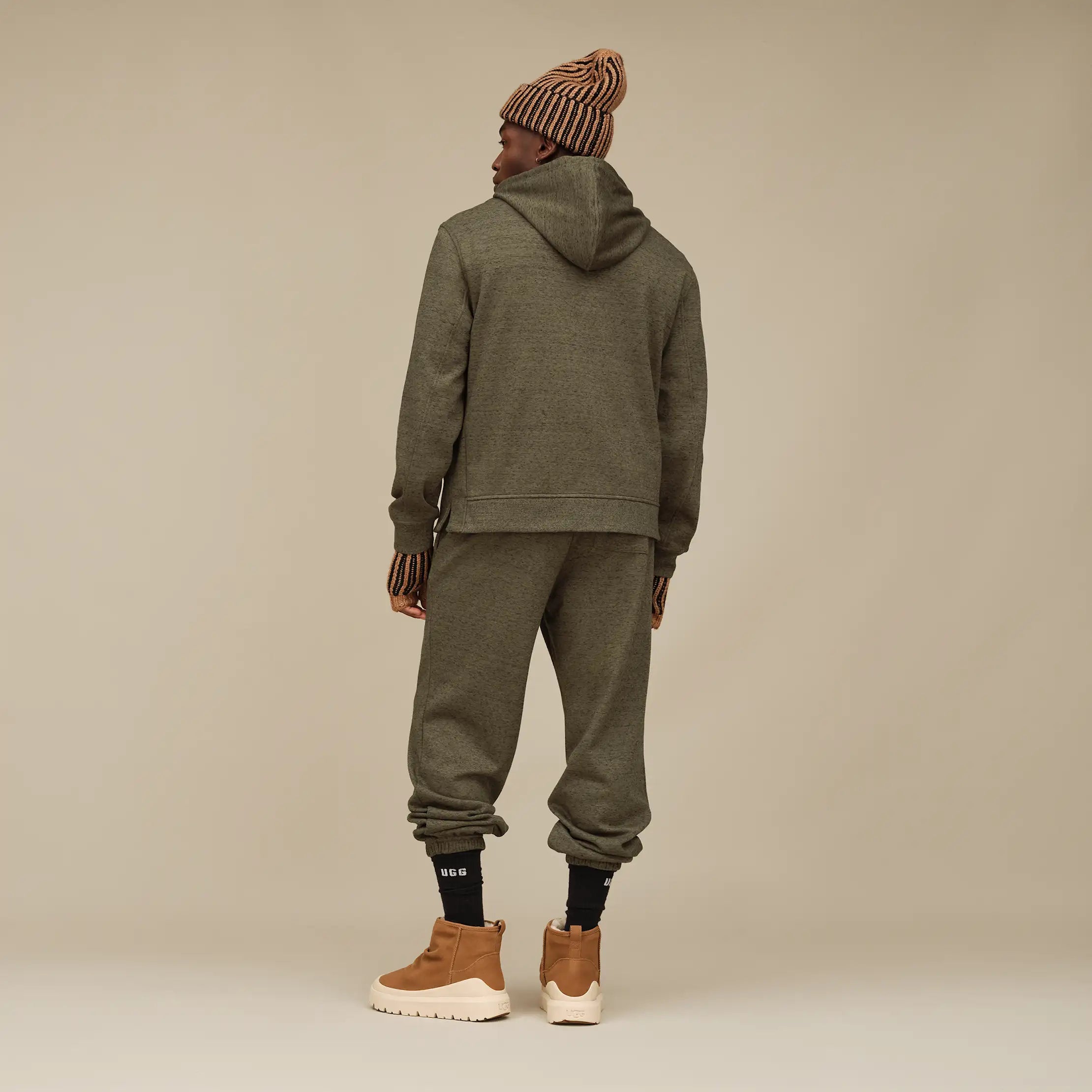 Ugg Shiloh Full Zip Hoodie Burnt Olive Heather