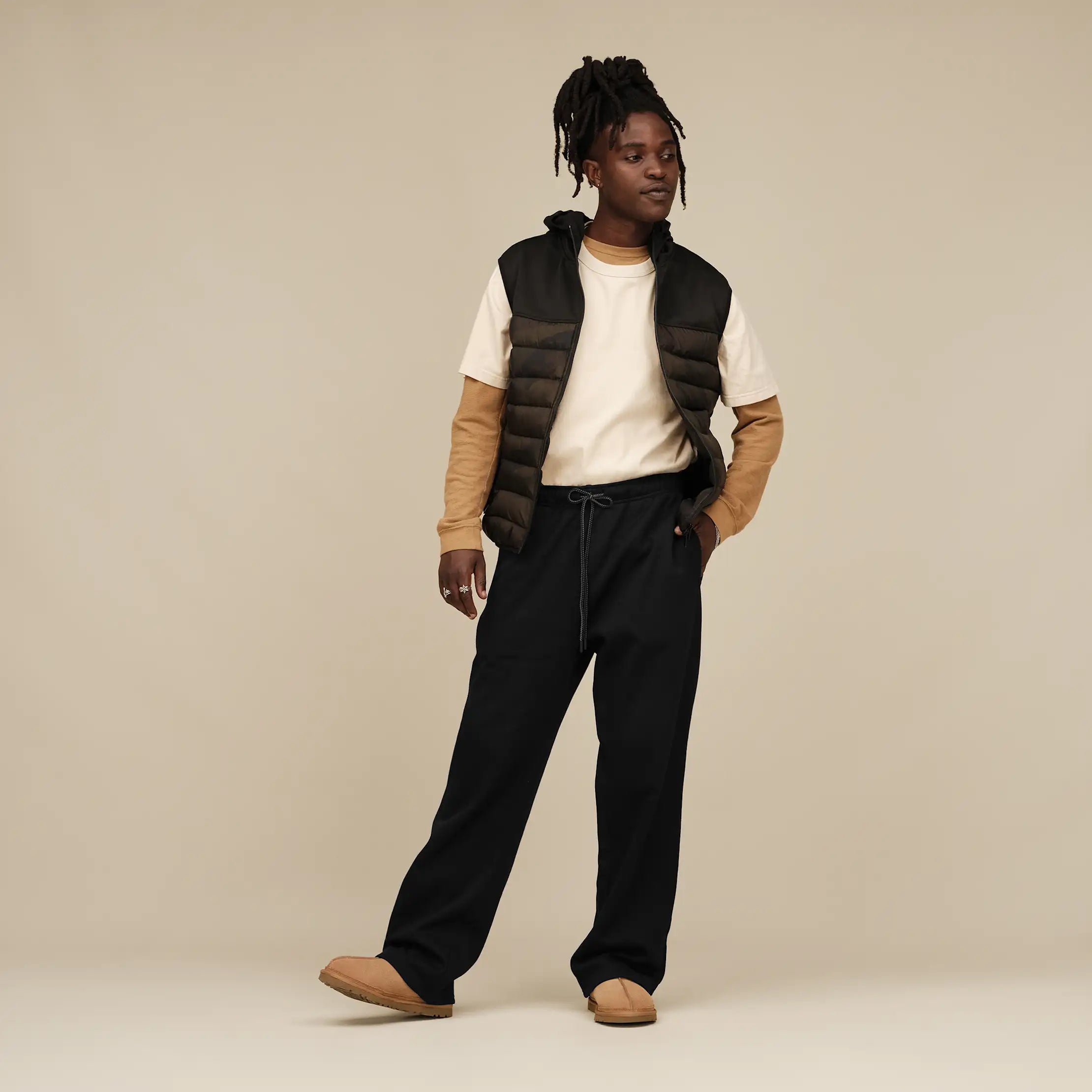 Ugg Sylvan Straight Leg Pant Black