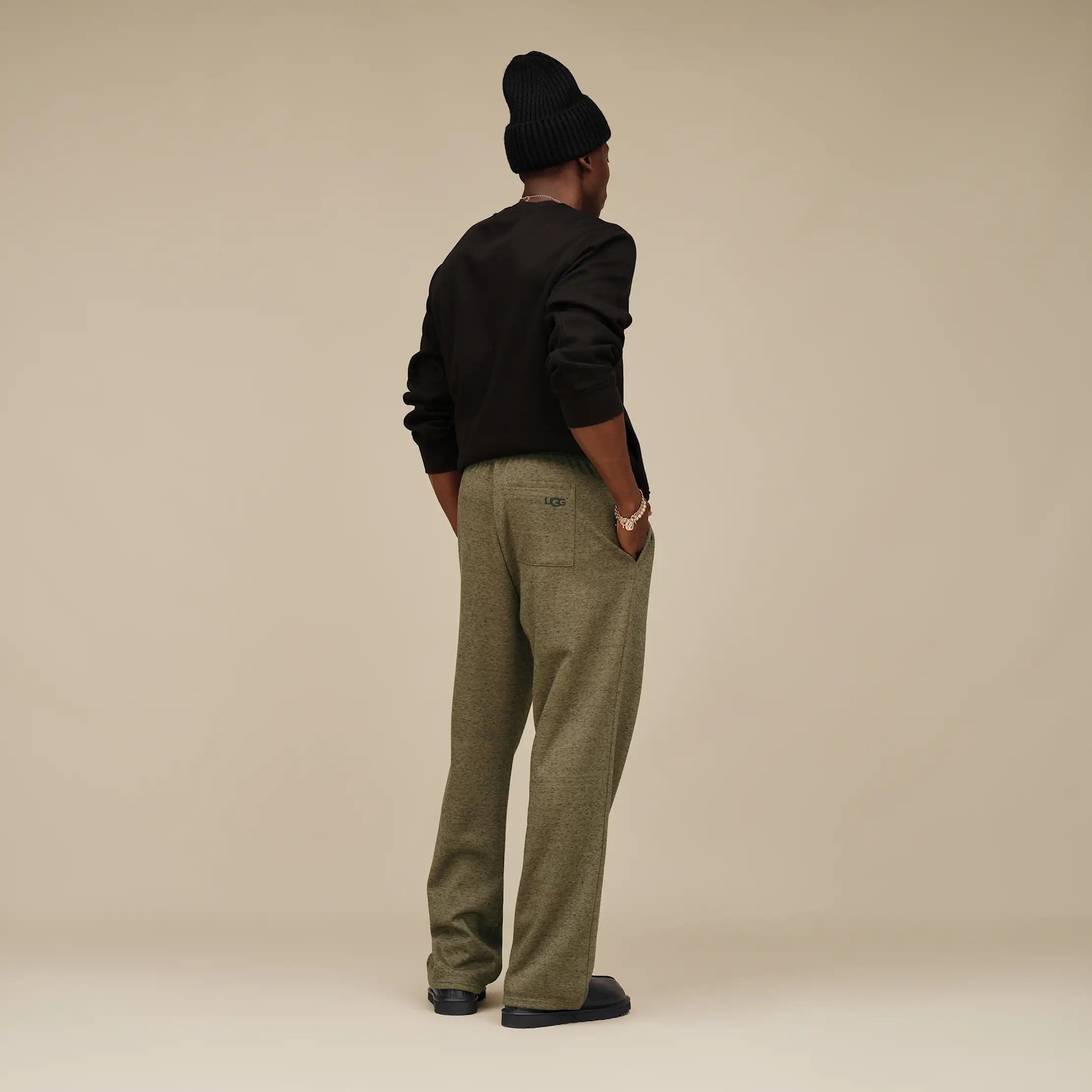 Ugg Sylvan Straight Leg Pant Burnt Olive Heather