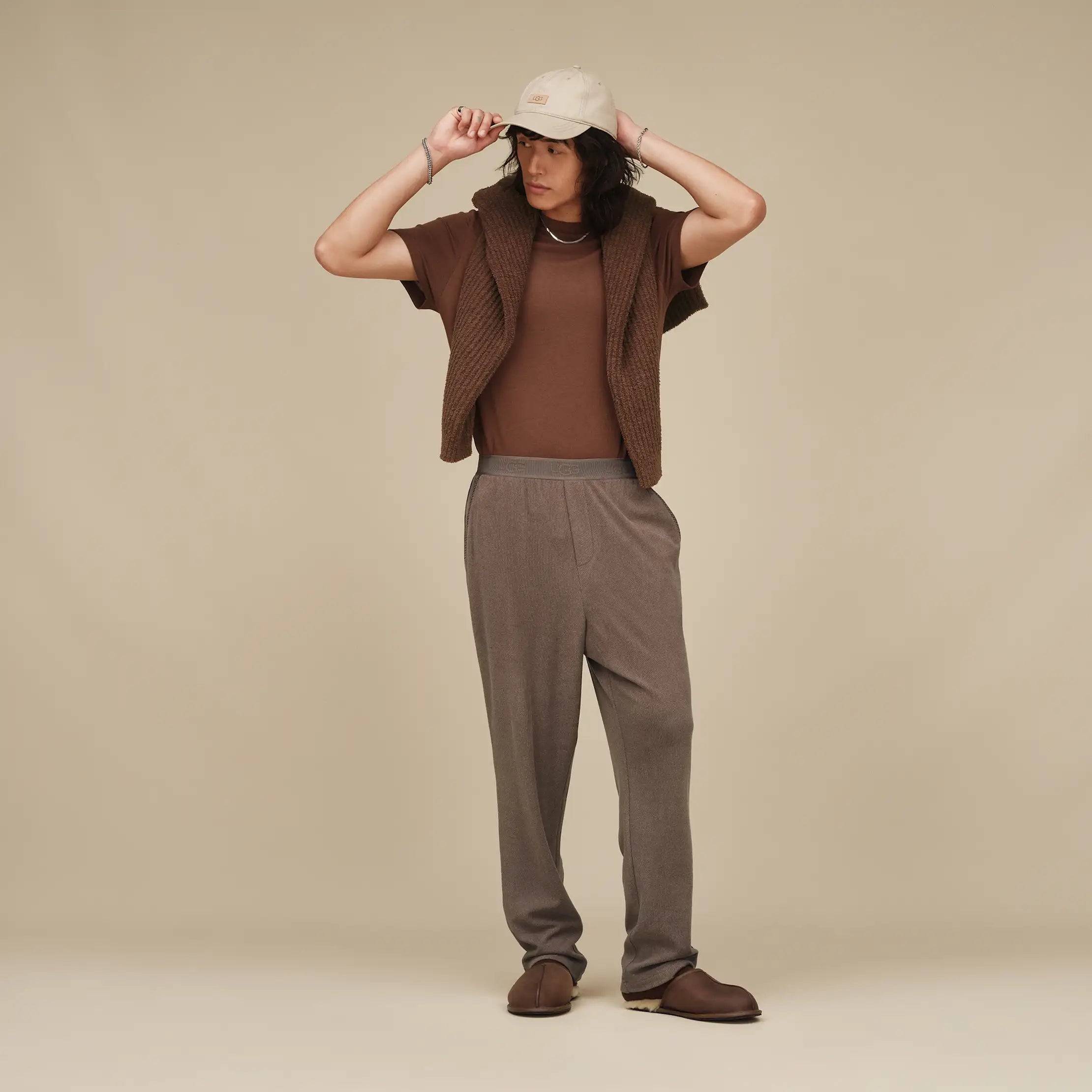 Ugg Evander Straight Leg Pant Oyster Brown