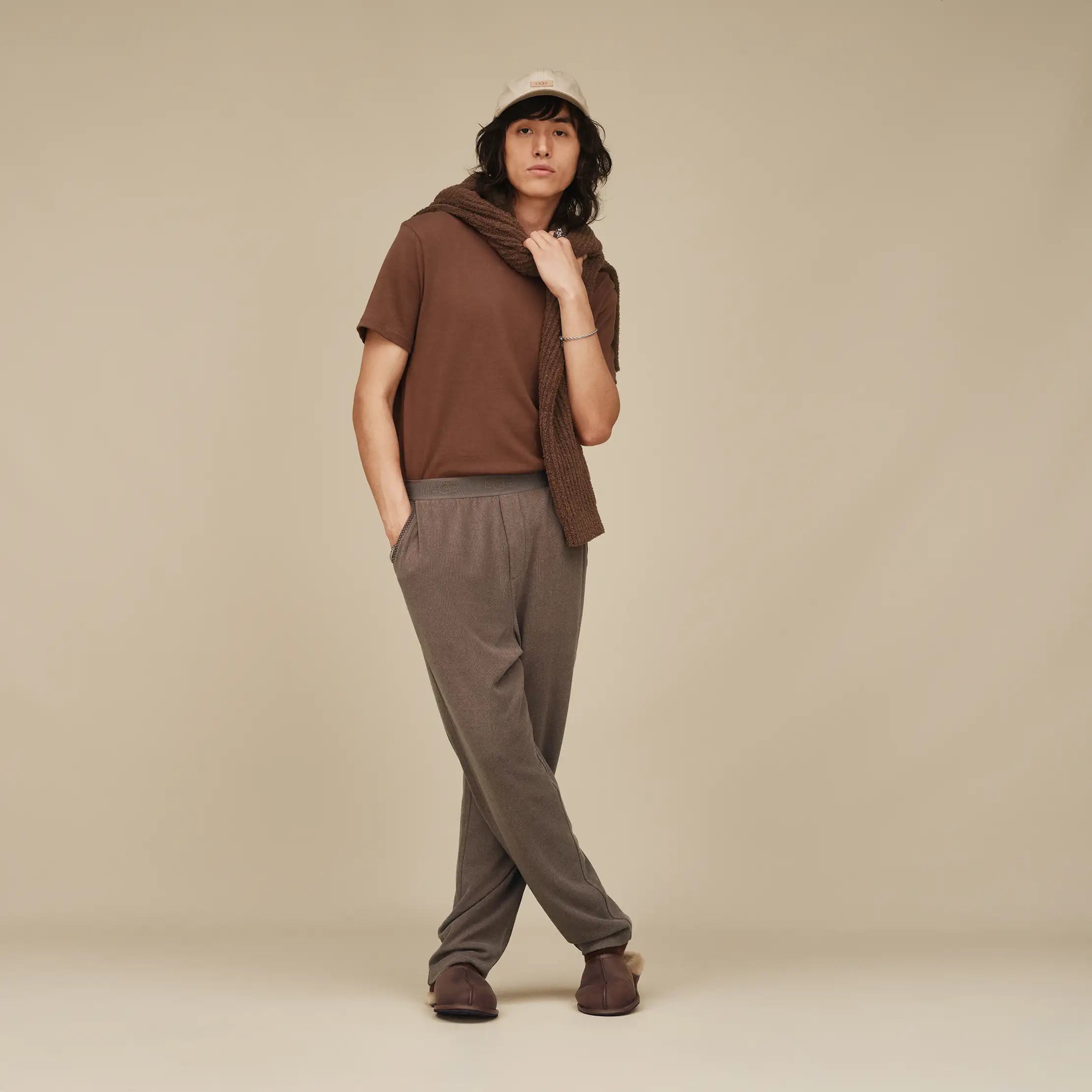 Ugg Evander Straight Leg Pant Oyster Brown