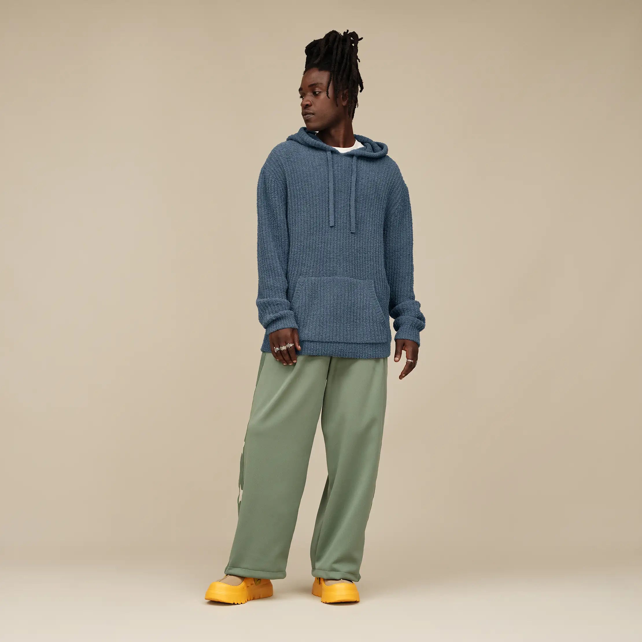 Ugg Finnegan Hoodie Rib Dark Wave