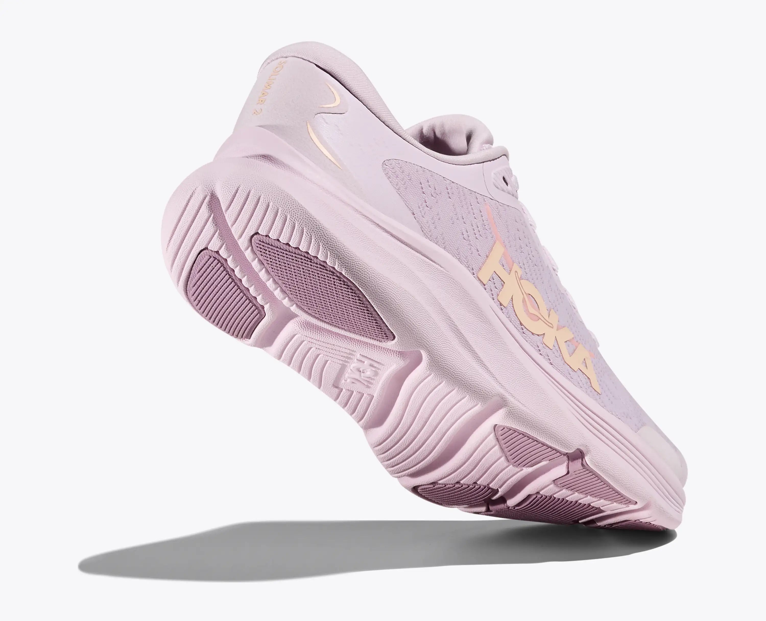 Hoka Women'S Solimar 2 Lilac Cream Tangerine Glow