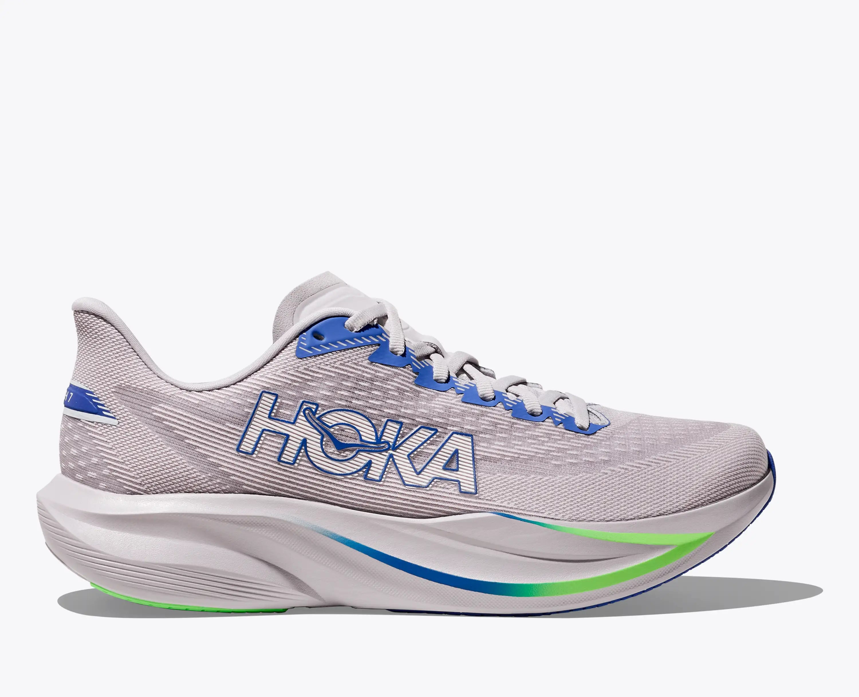 Hoka 'S Mach 7 Ash Grey Cobalt Blue