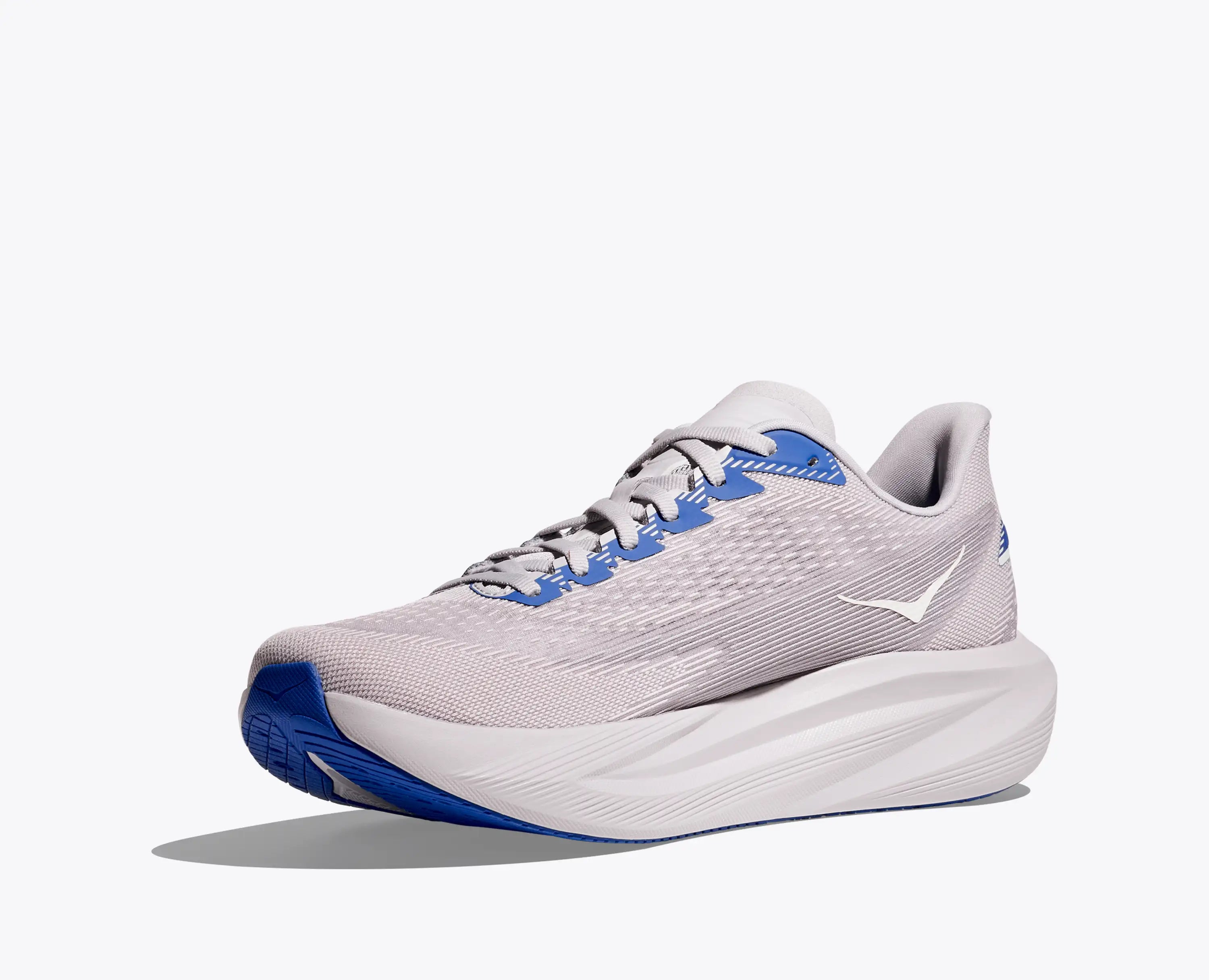 Hoka 'S Mach 7 Ash Grey Cobalt Blue