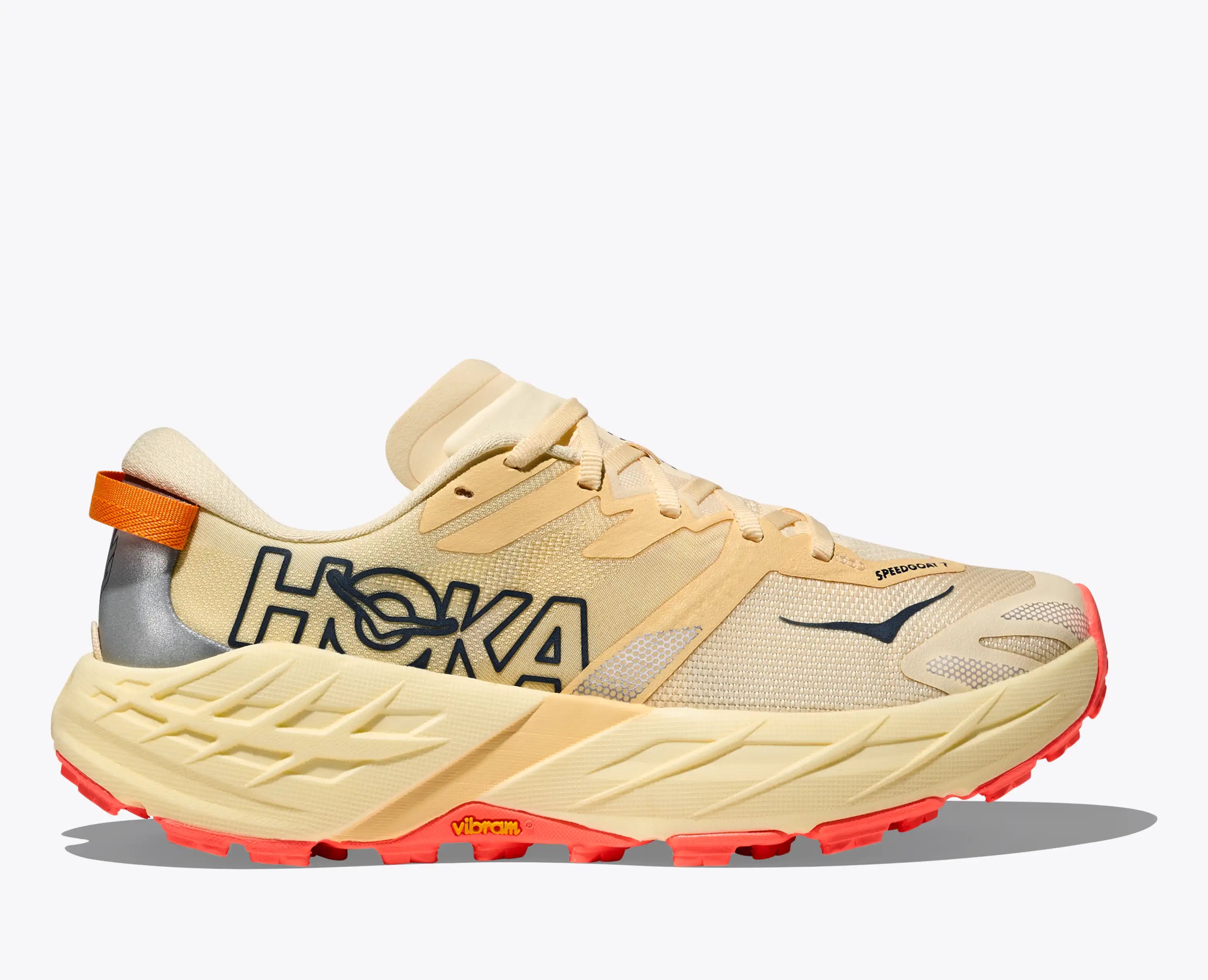Hoka Women'S Speedgoat 7 Vintage Yellow Neon Flame