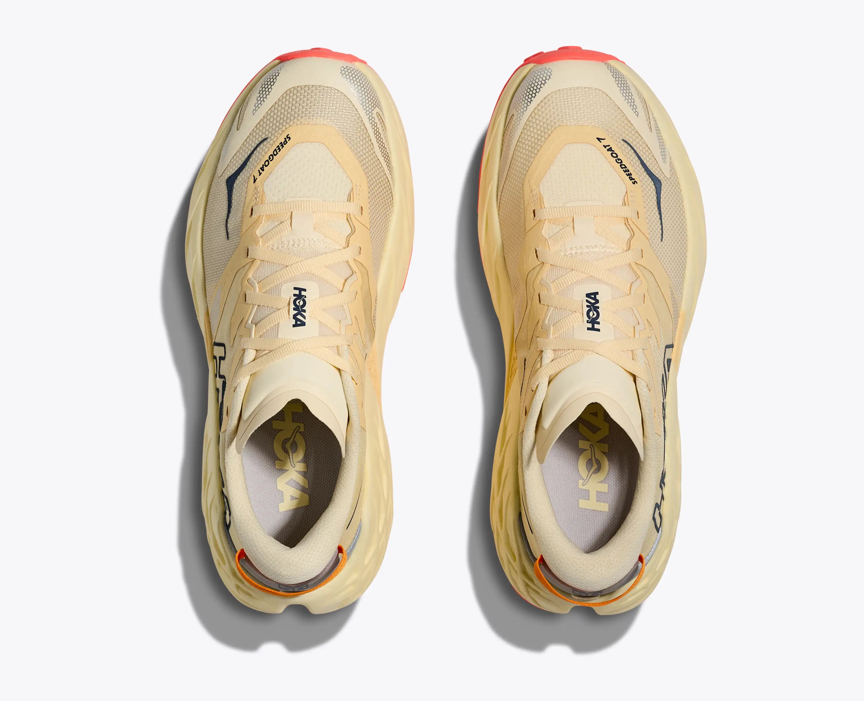Hoka Women'S Speedgoat 7 Vintage Yellow Neon Flame