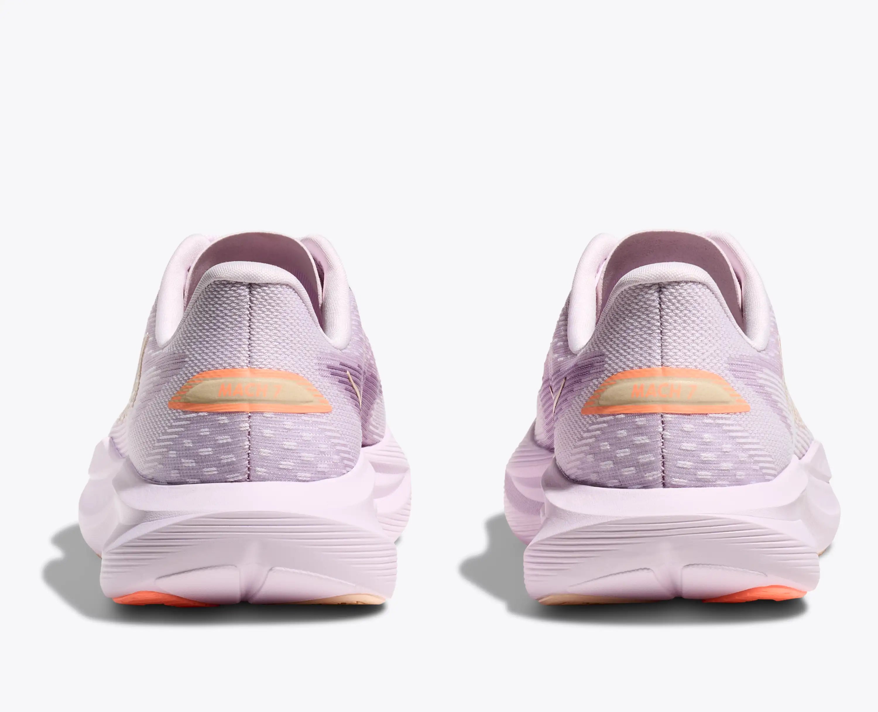 Hoka Women'S Mach 7 Lilac Cream Tangerine Glow