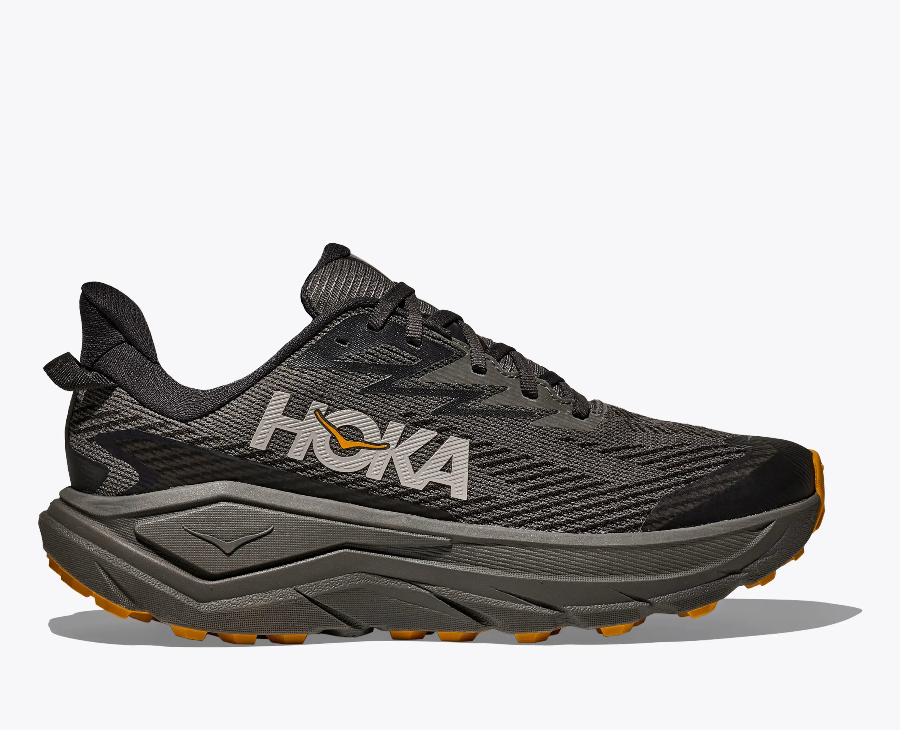 Hoka 'S Challenger 8 Gtx Asphalt Grey Varsity Yellow