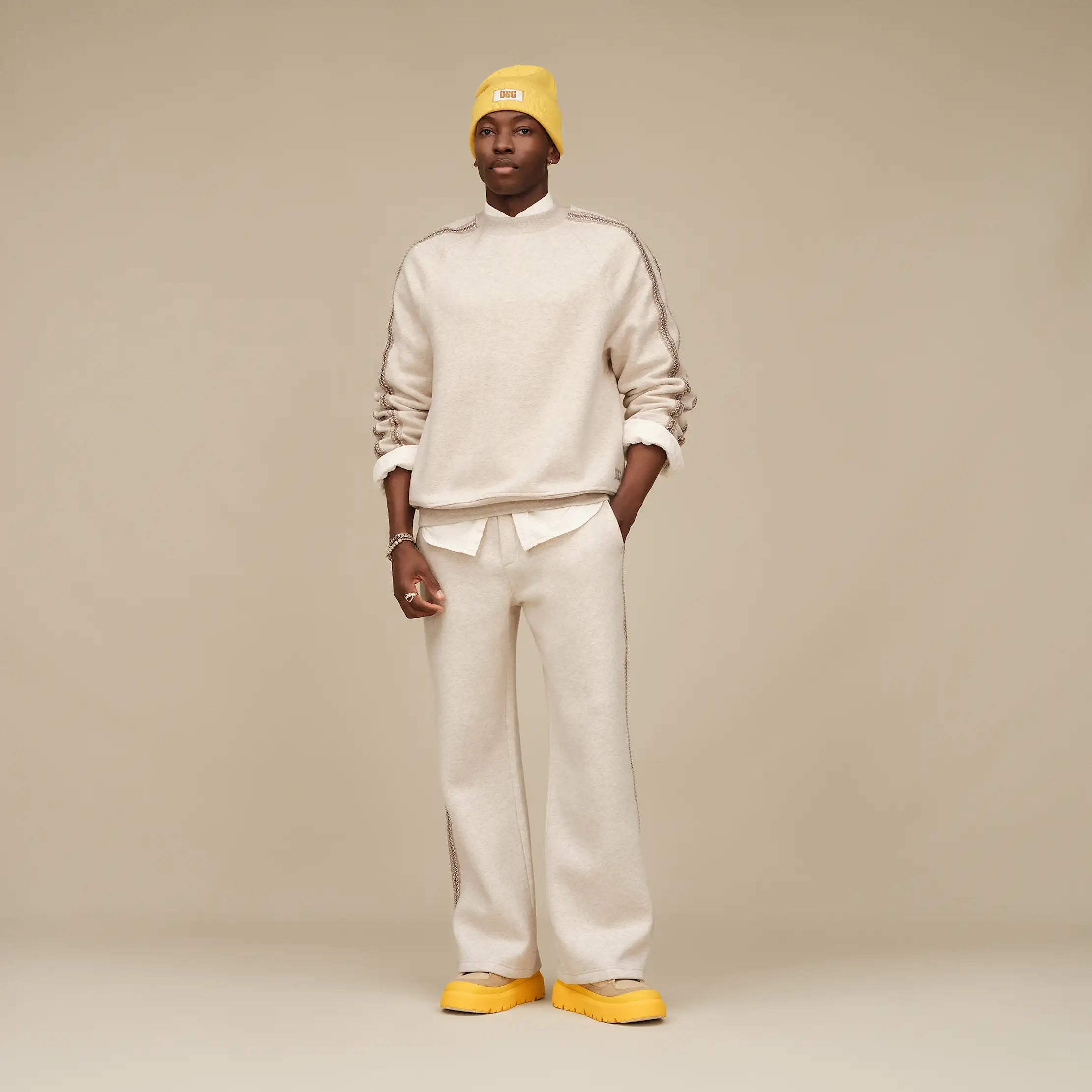 Ugg Tasman Crewneck Caribou Heather