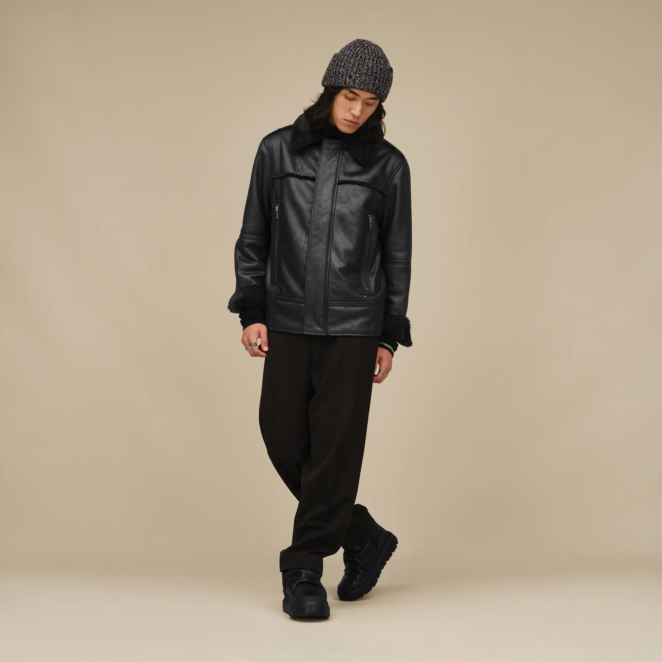 Ugg Thayden Luxefluff Jacket Black