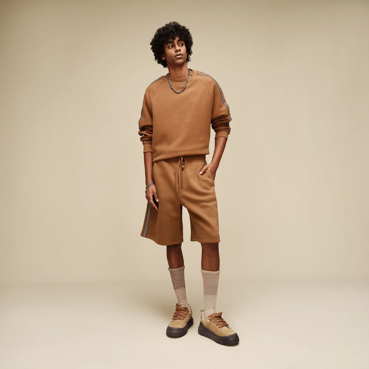 Ugg Jakoby Slouchy Sock Chestnut Multi