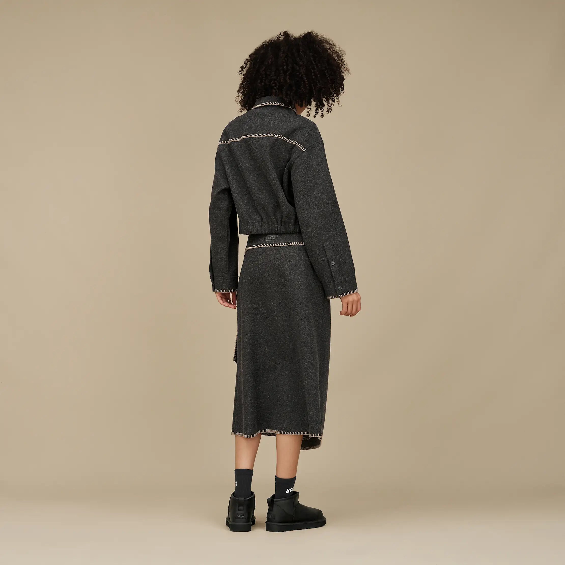 Ugg Toria Jacket Black Heather