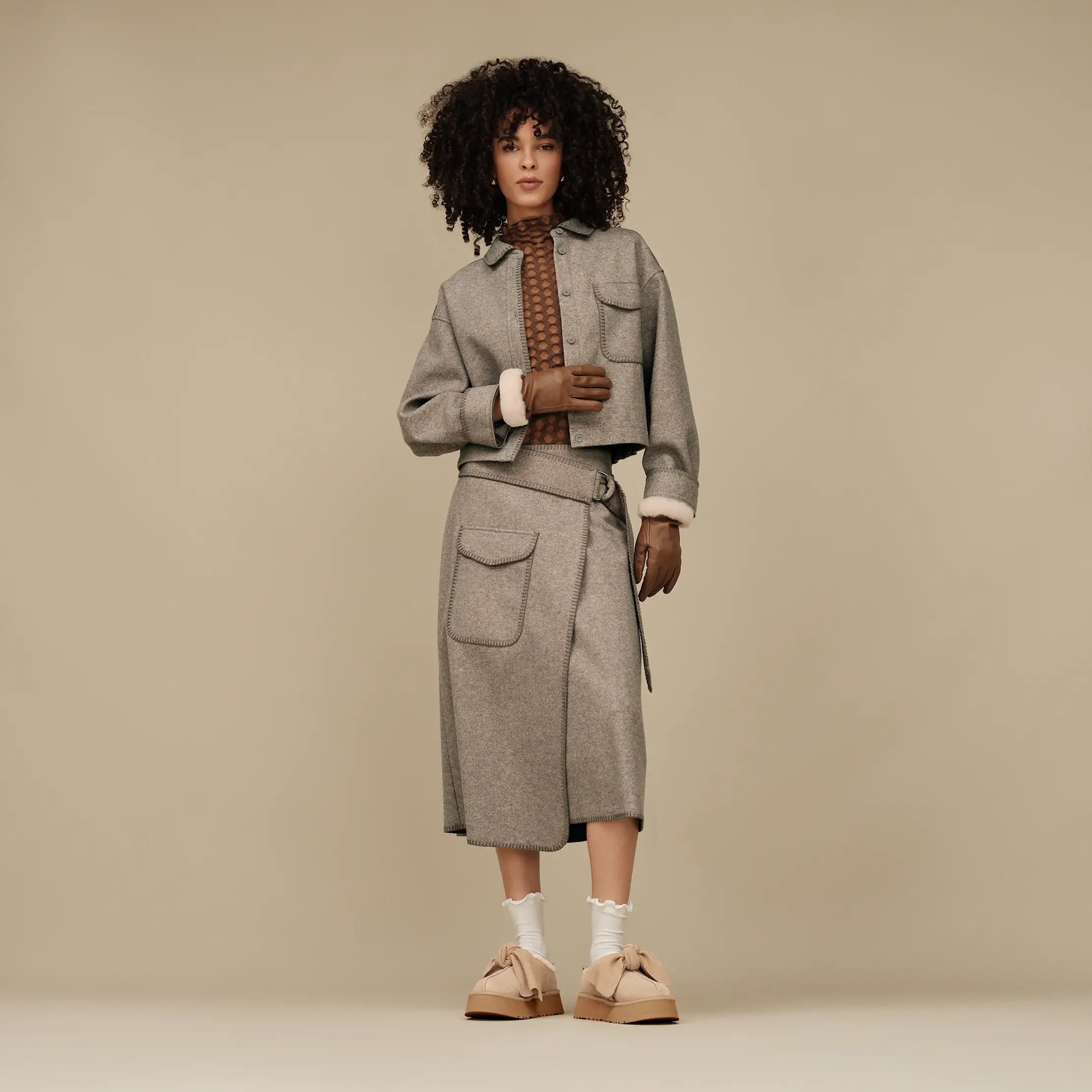 Ugg Toria Jacket Grey Heather