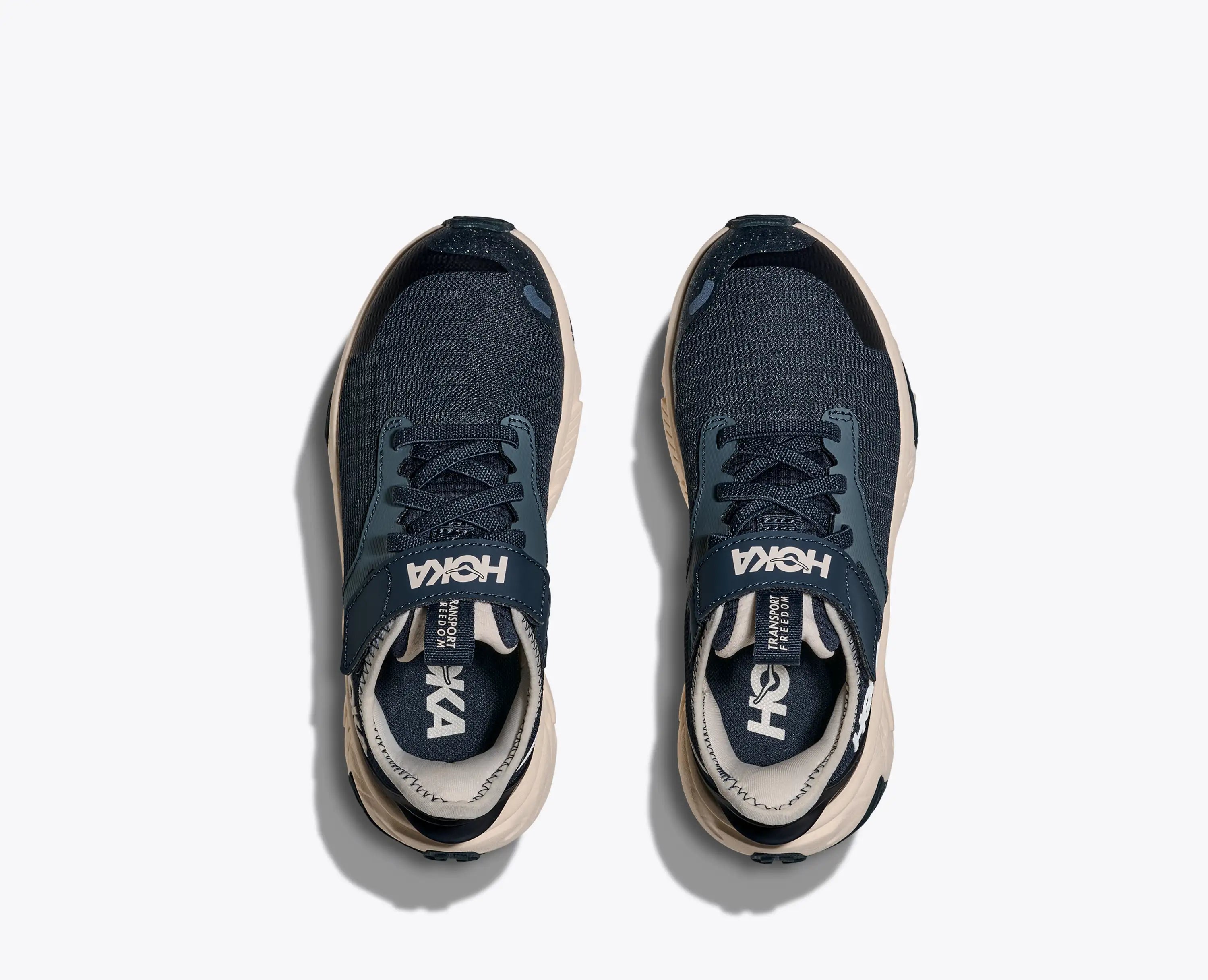 Hoka Little Kids Transport Freedom Varsity Navy Alabaster