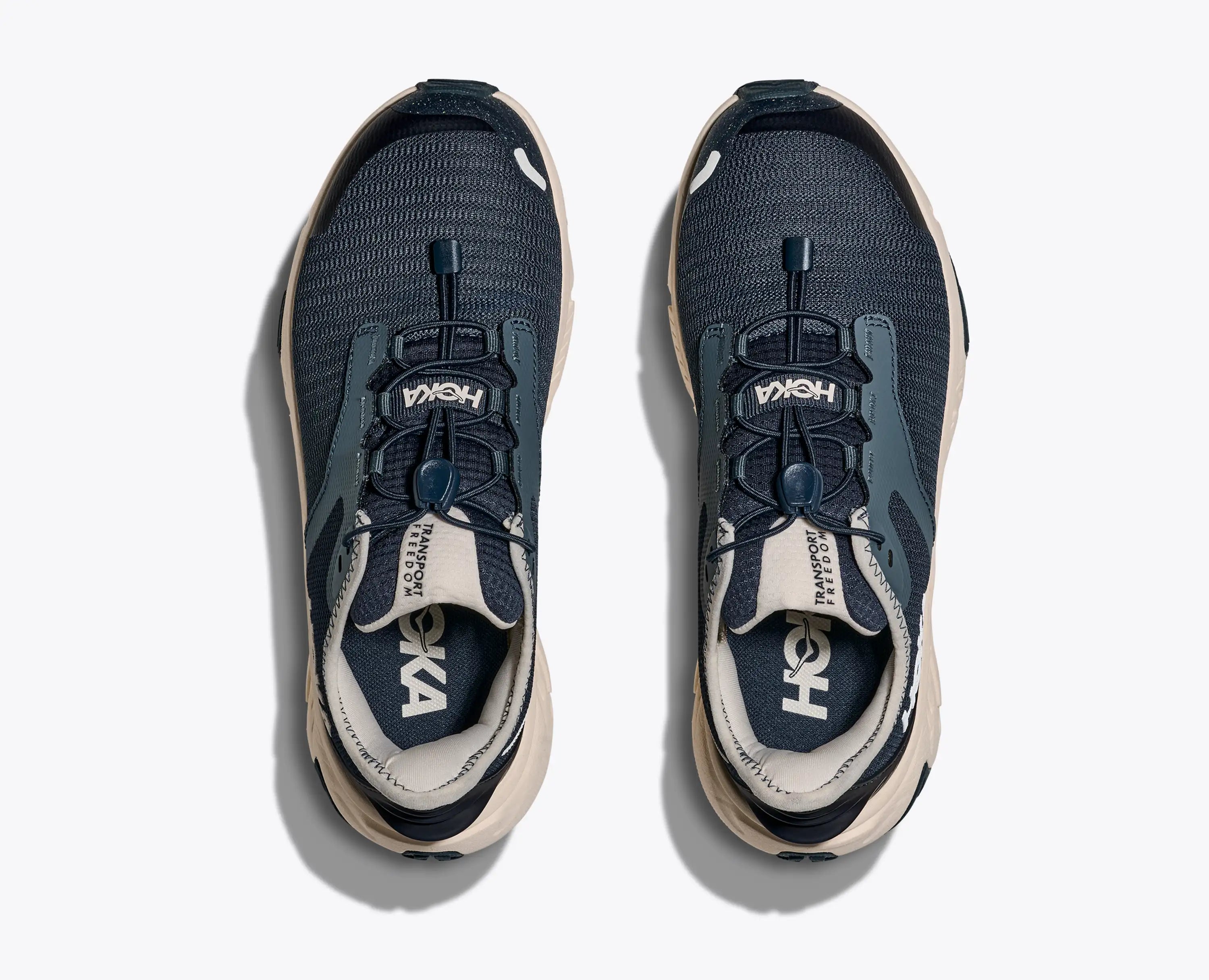Hoka Big Kids Transport Freedom Varsity Navy Alabaster