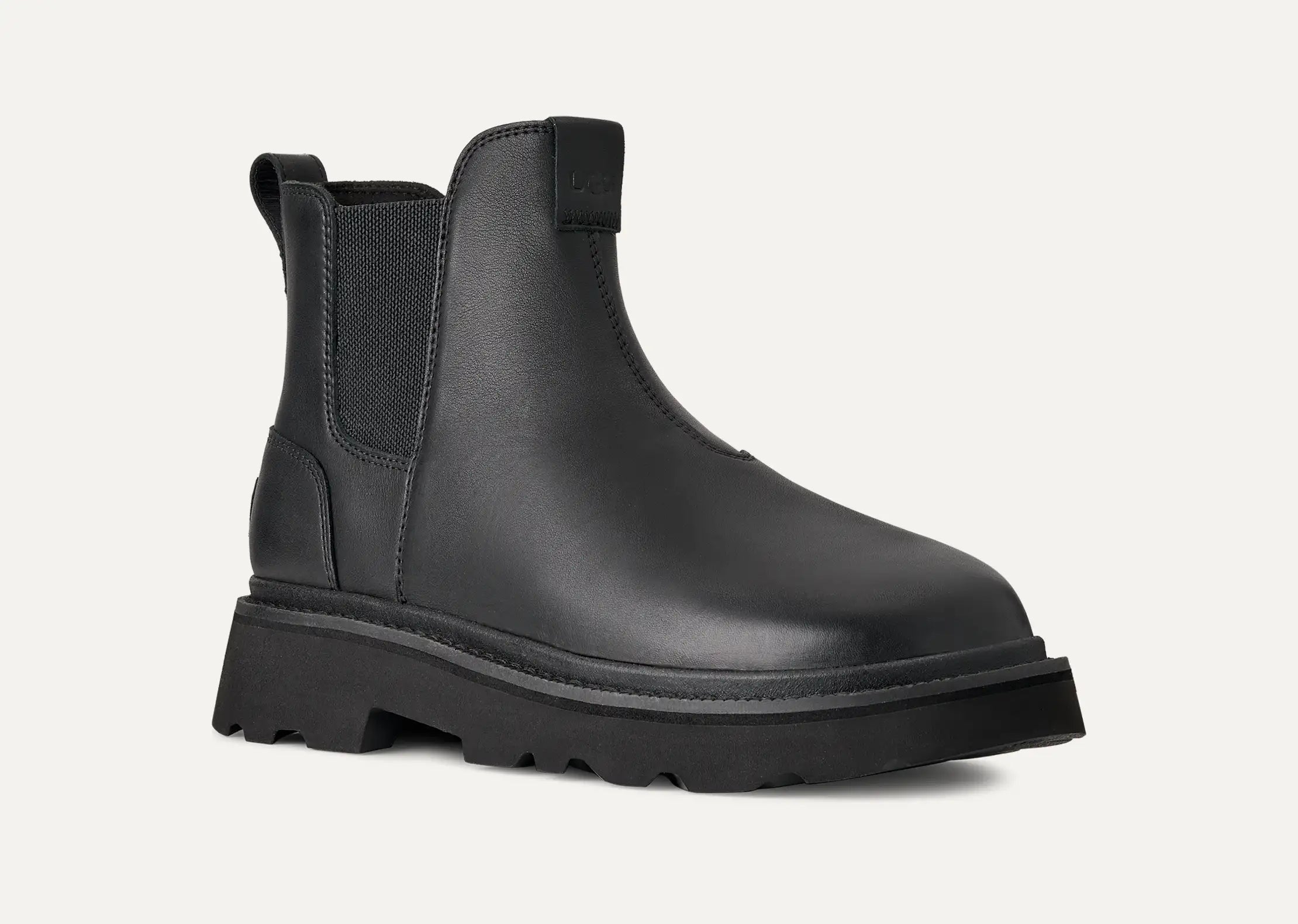 Ugg Chelsea Lug Leather Black