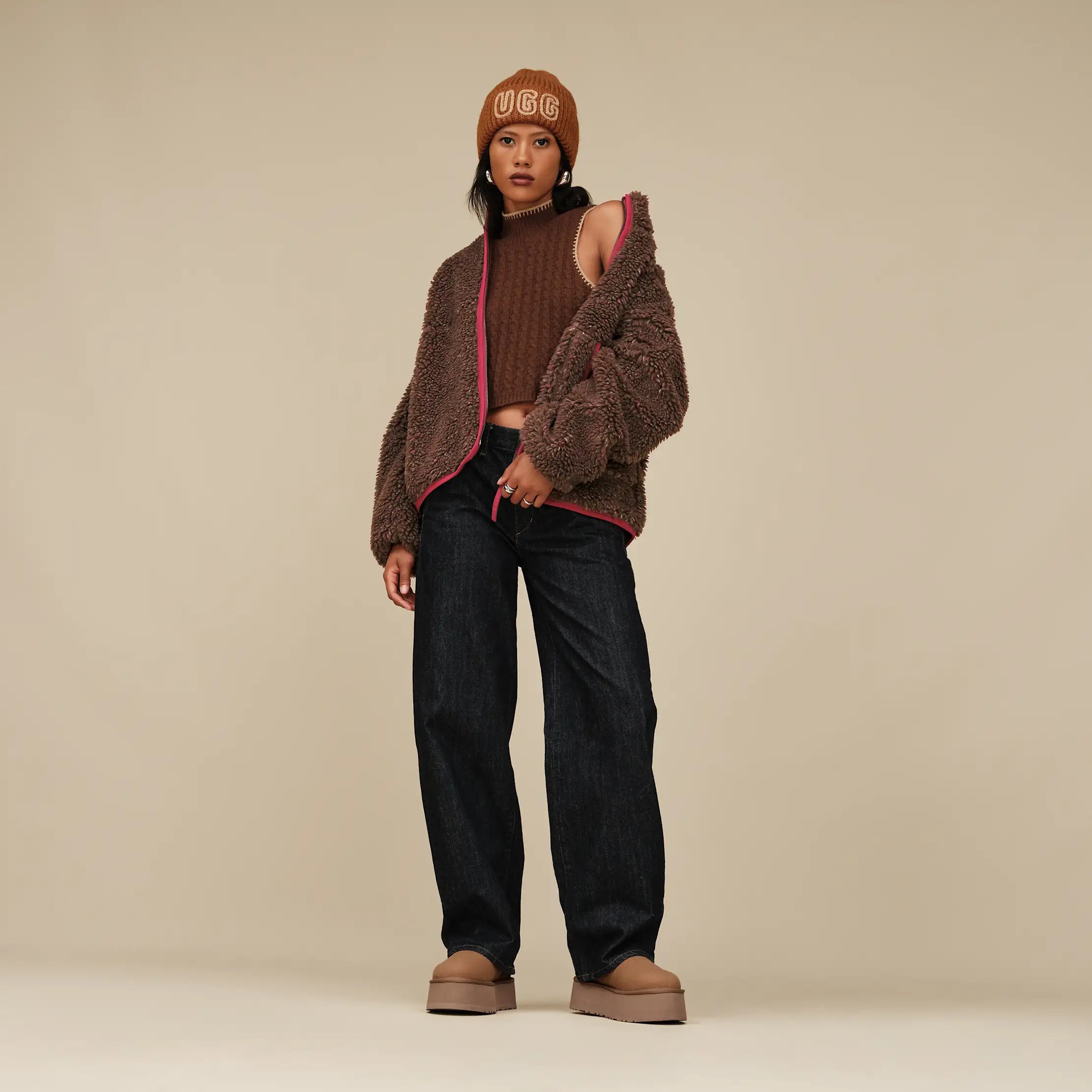 Ugg Marlene Confetti Jacket Cola