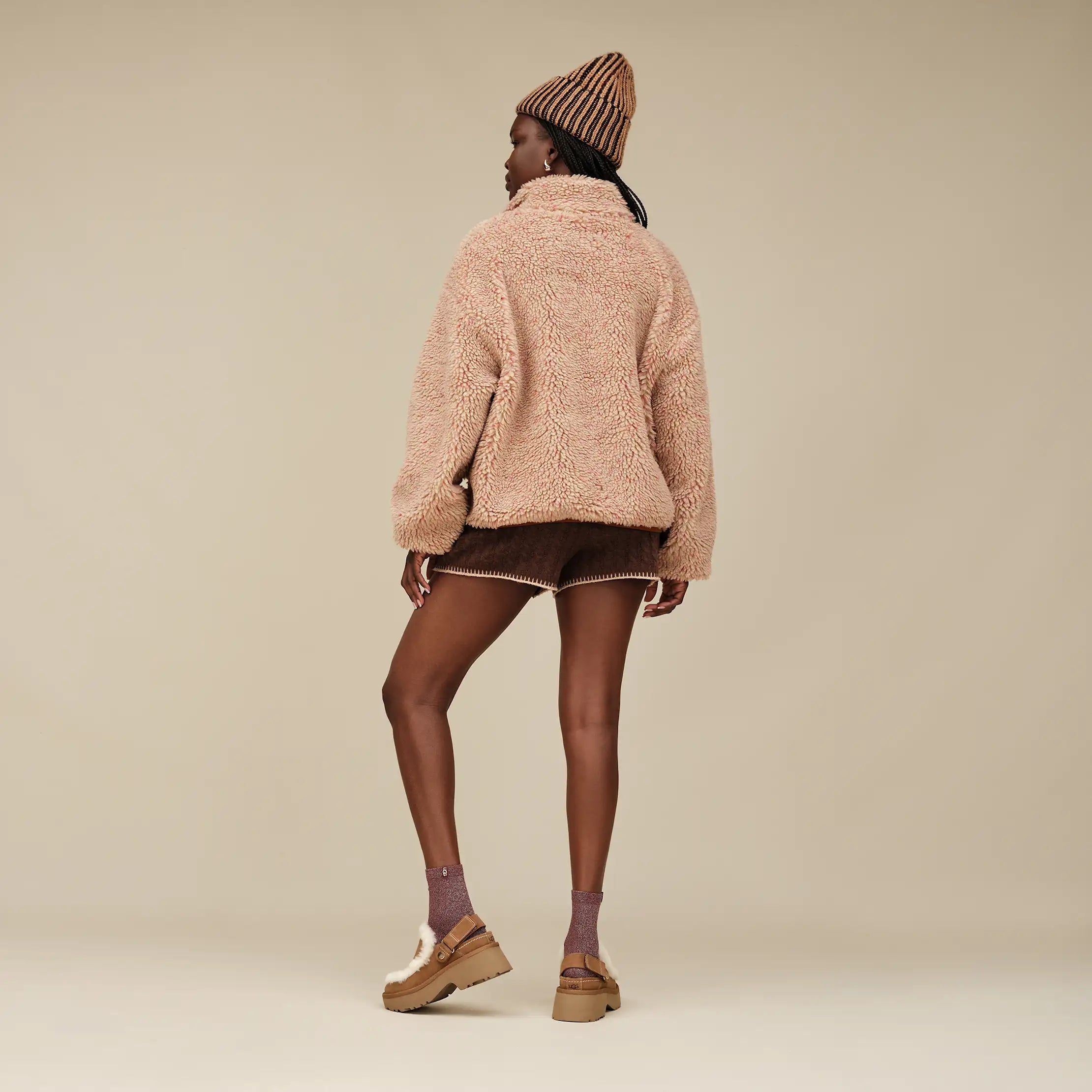 Ugg Marlene Confetti Jacket White Pepper