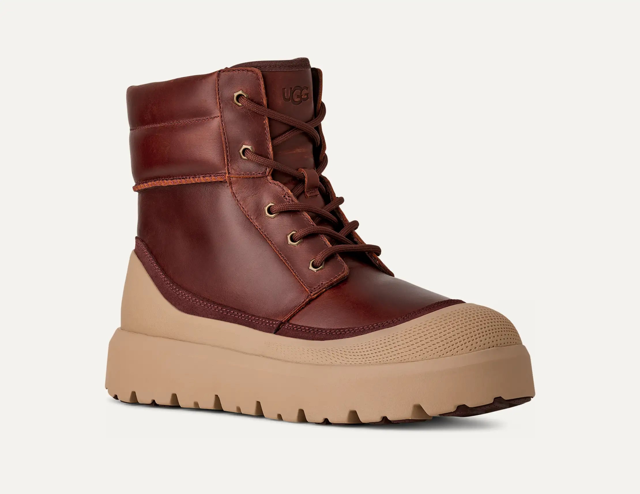 Ugg AllGender Neumel High Weather Hybrid Cordovan / White Pepper