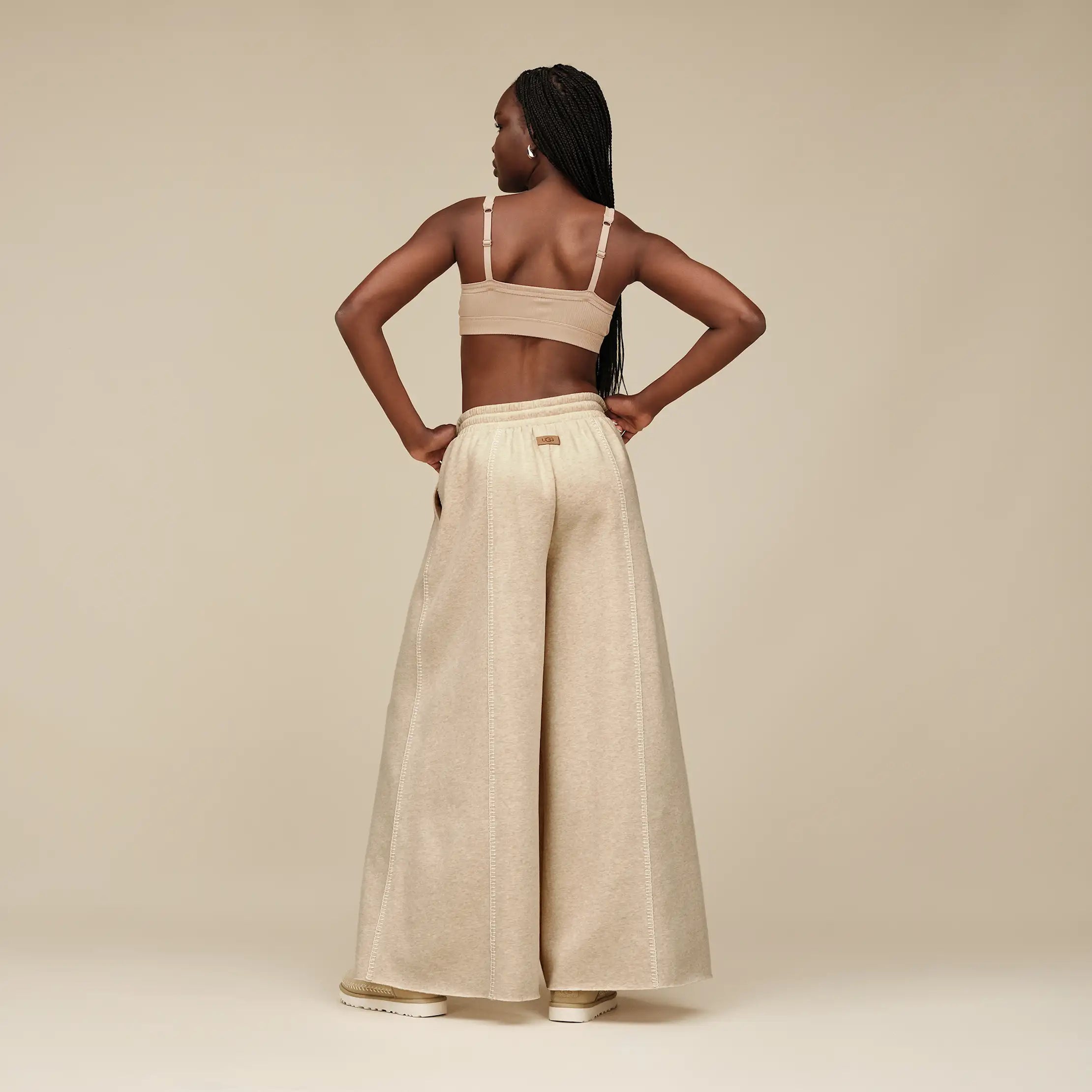 Ugg Classic Wide Leg Pant Sand Heather