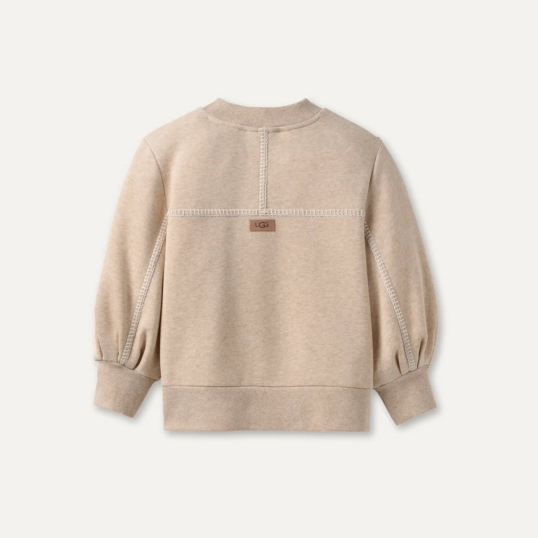 Ugg Classic Puff Sleeve Top Sand Heather
