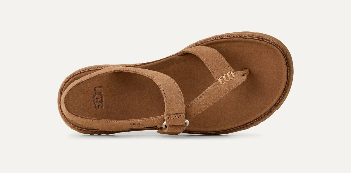 Ugg Goldengaze Toe Post Chestnut