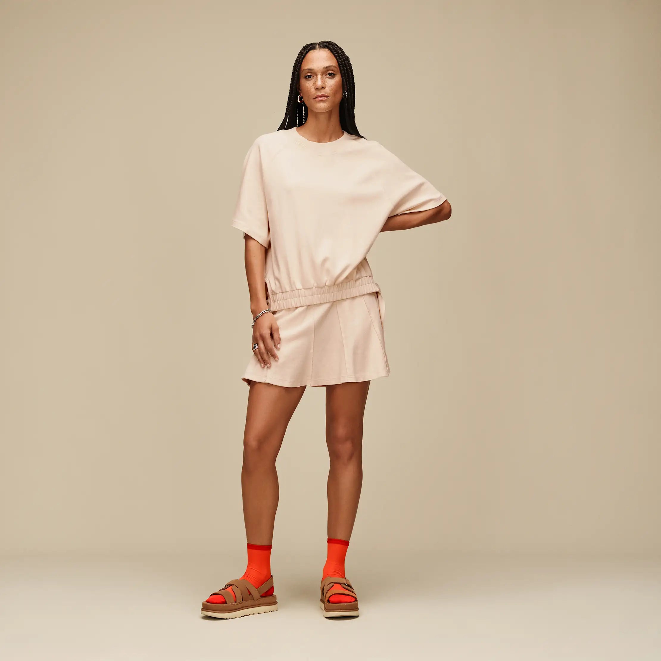 Ugg Jalani Short Sleeve Top Cream
