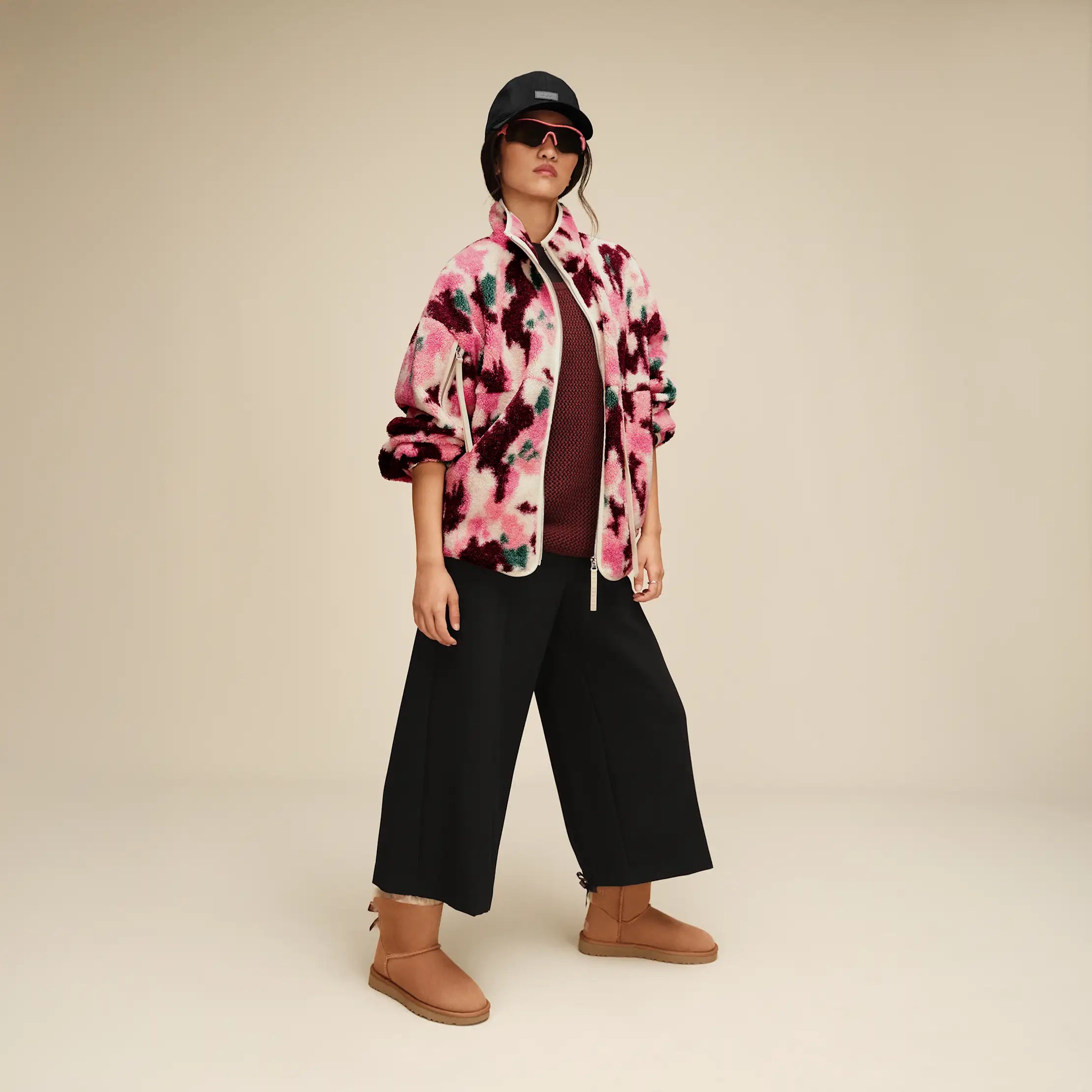 Ugg Marlene Splatter Jacket Abstract Multi