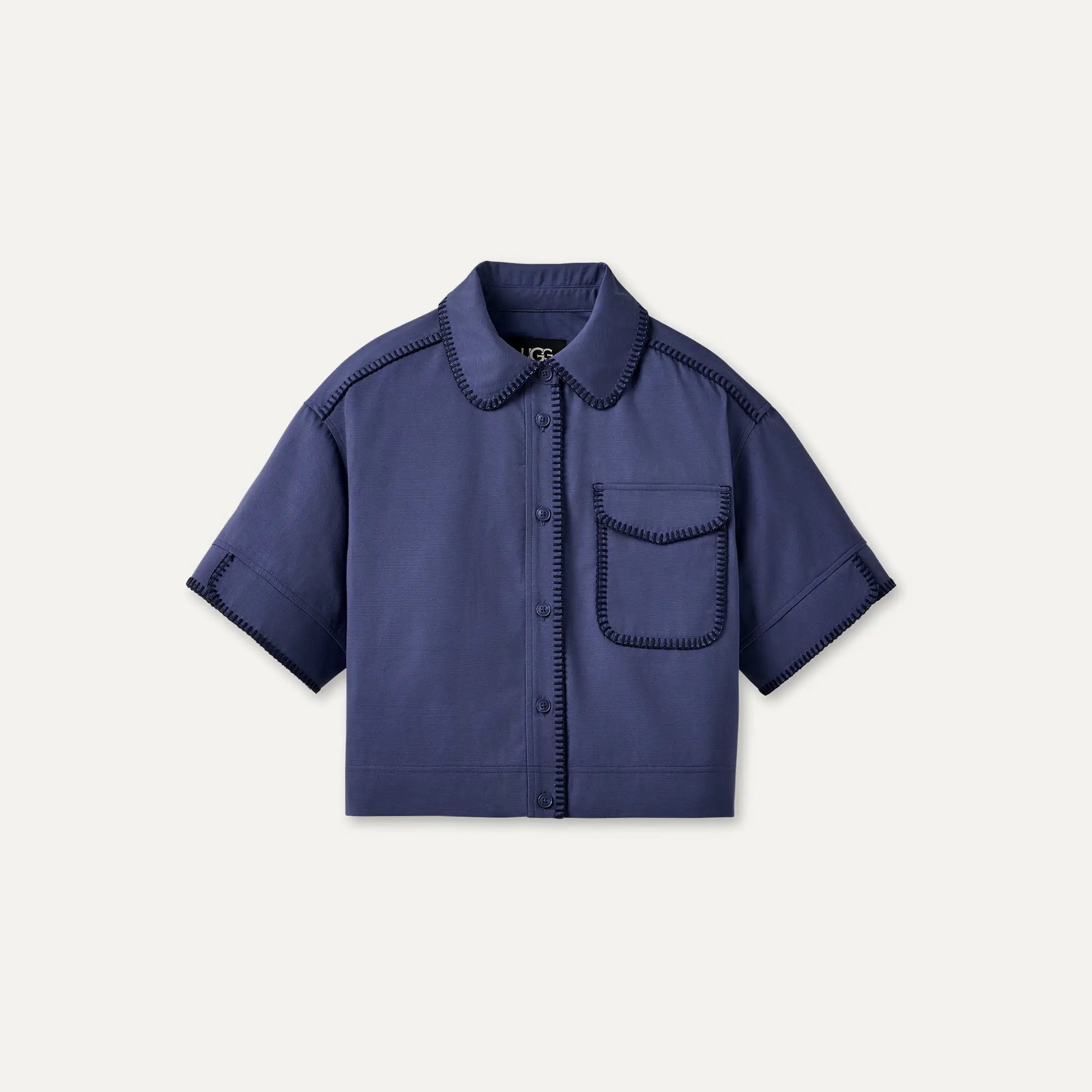 Ugg Nathalia Ss Button Up Top Amalfi