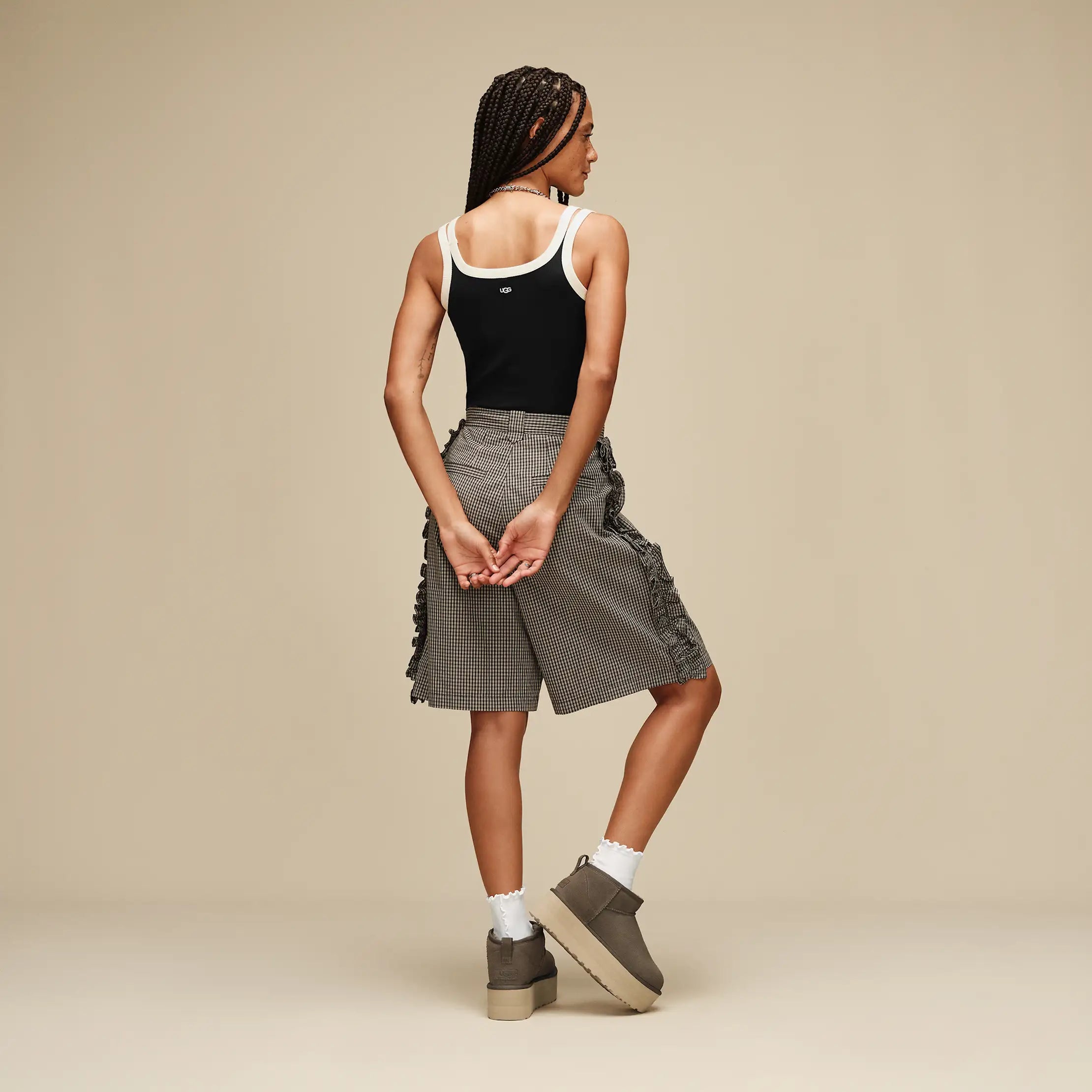 Ugg Nael Tank Rib Black/Nimbus