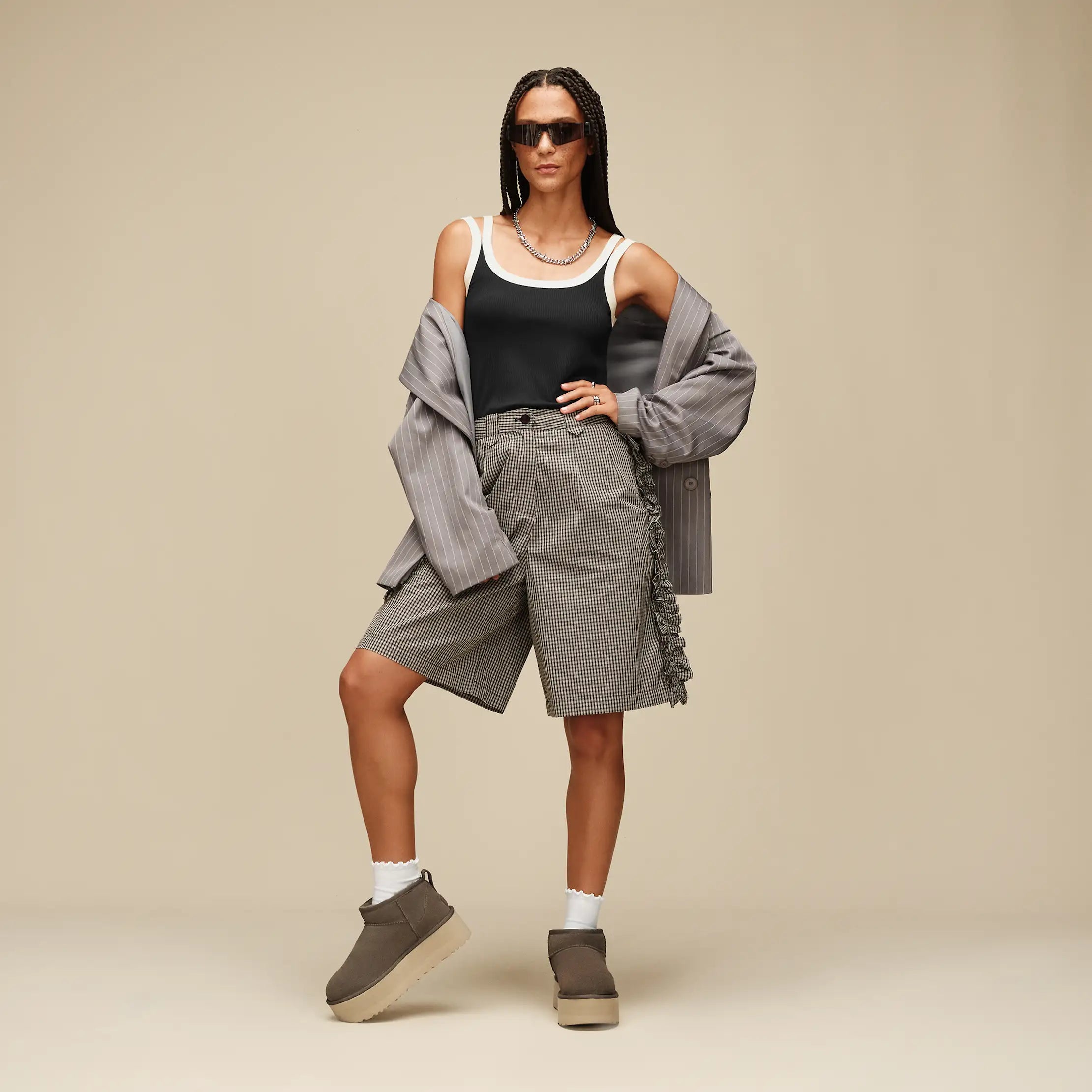 Ugg Nael Tank Rib Black/Nimbus