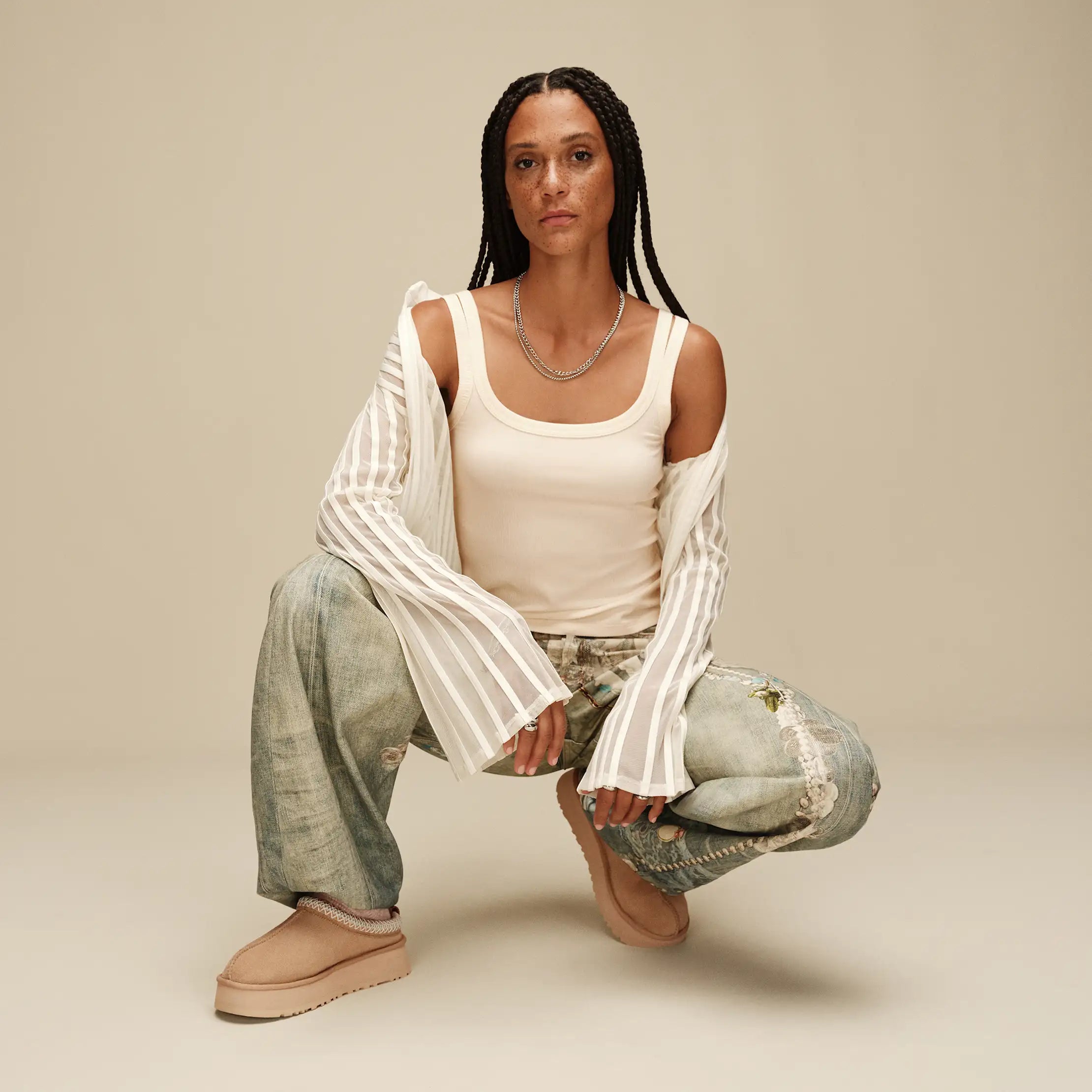 Ugg Nael Tank Rib Nimbus