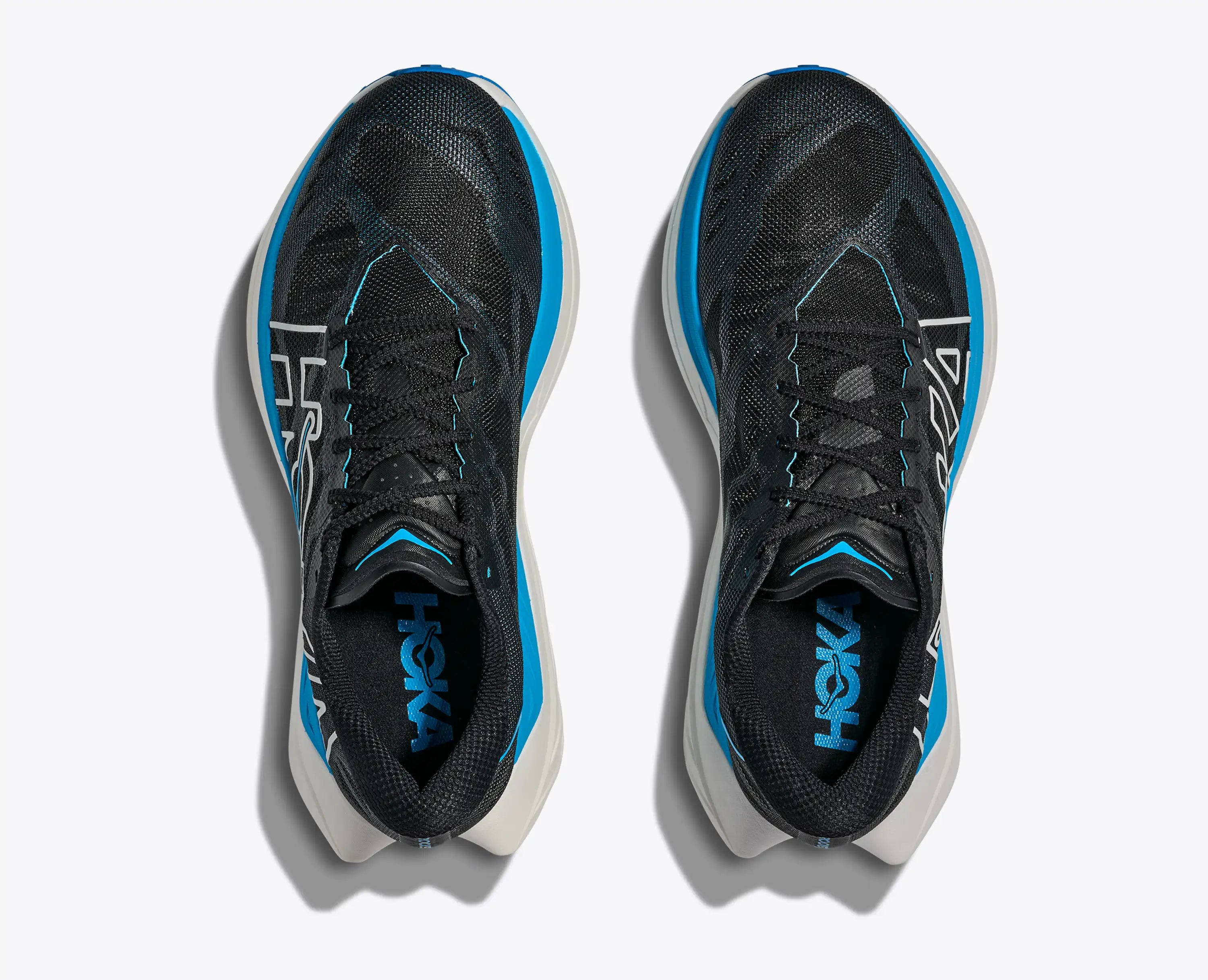 Hoka 'S Rocket X Trail Black Skyward Blue