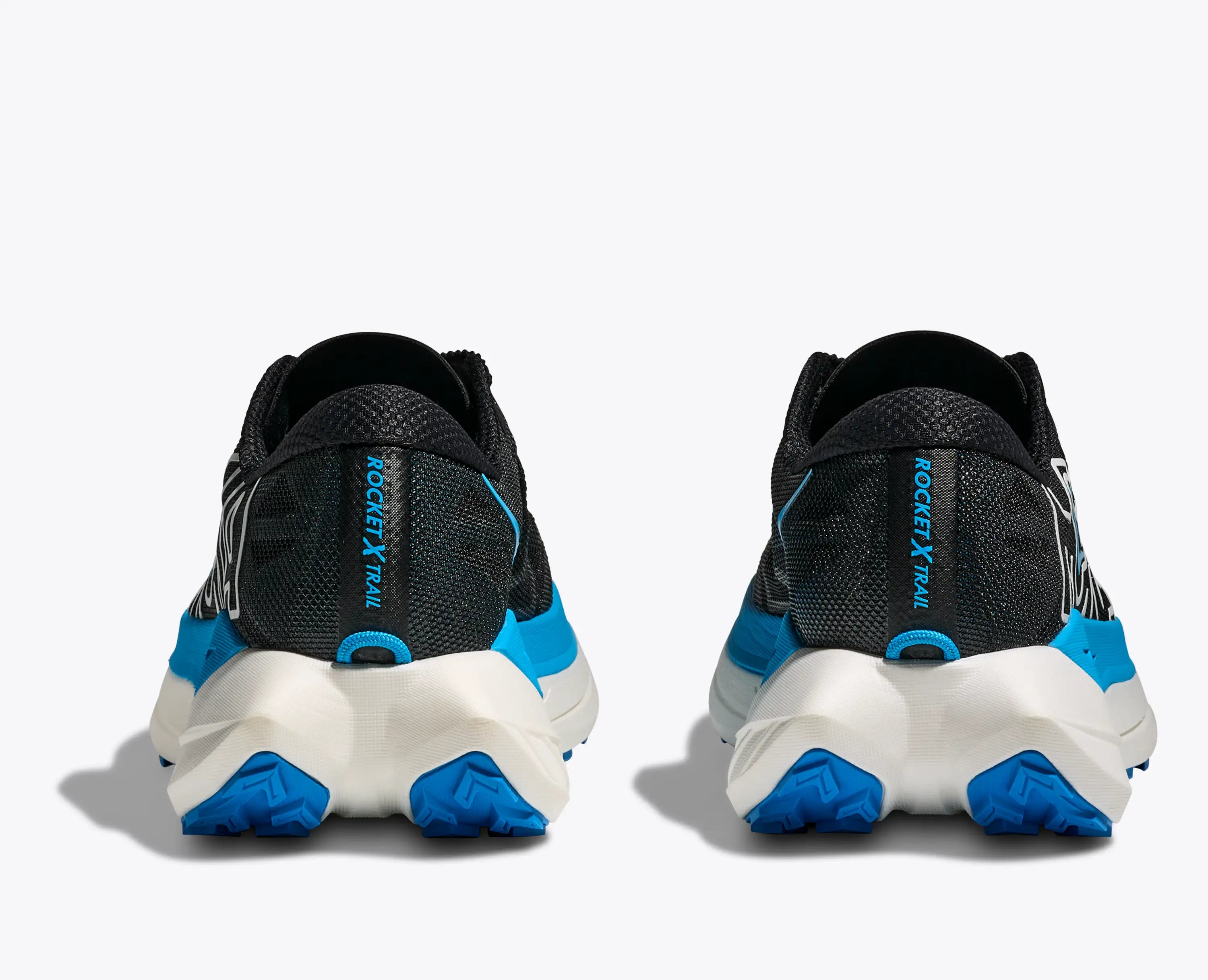 Hoka 'S Rocket X Trail Black Skyward Blue