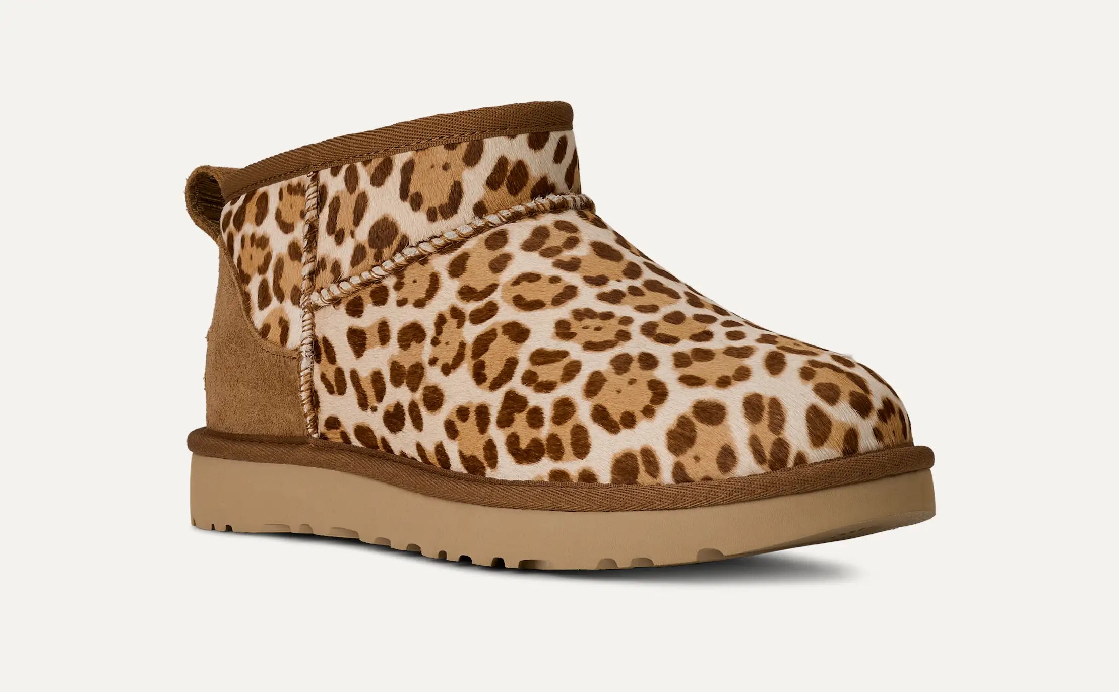 Ugg Classic Ultra Mini Plains Felicity Leopard Jasmine