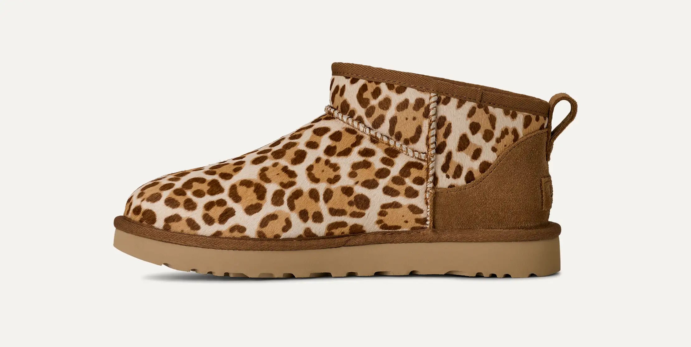 Ugg Classic Ultra Mini Plains Felicity Leopard Jasmine