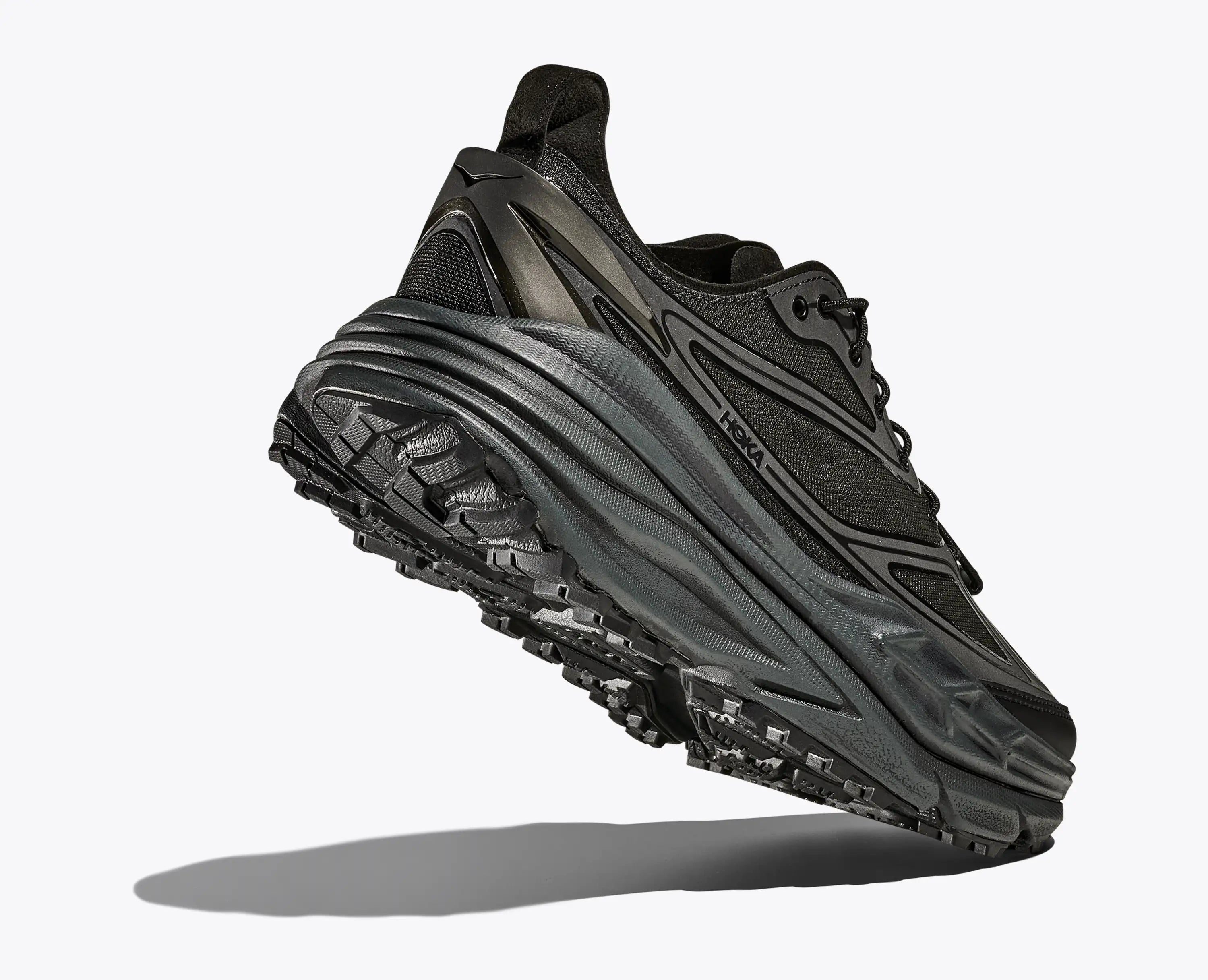 Hoka Stinson One7 + Dover Street Market Black Carbon Black
