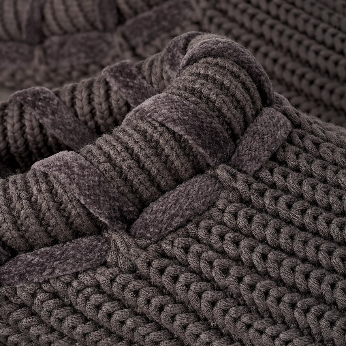 Ugg Tazz Whipstitch Knit Charcoal