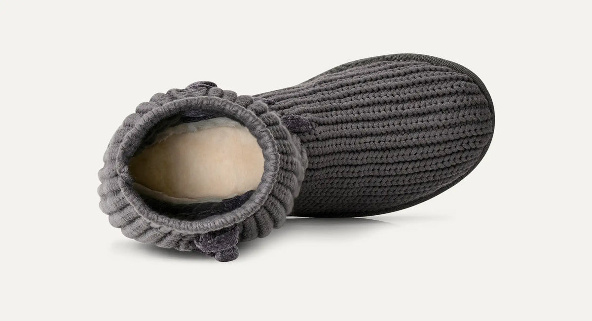 Ugg Classic Tall Whipstitch Knit Charcoal