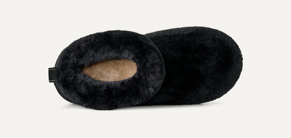 Ugg Classic Ultra Mini Fluffed Black