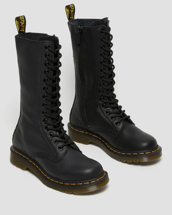 Dr Martens 1B99 Virginia Leather Mid Calf Boots - Black