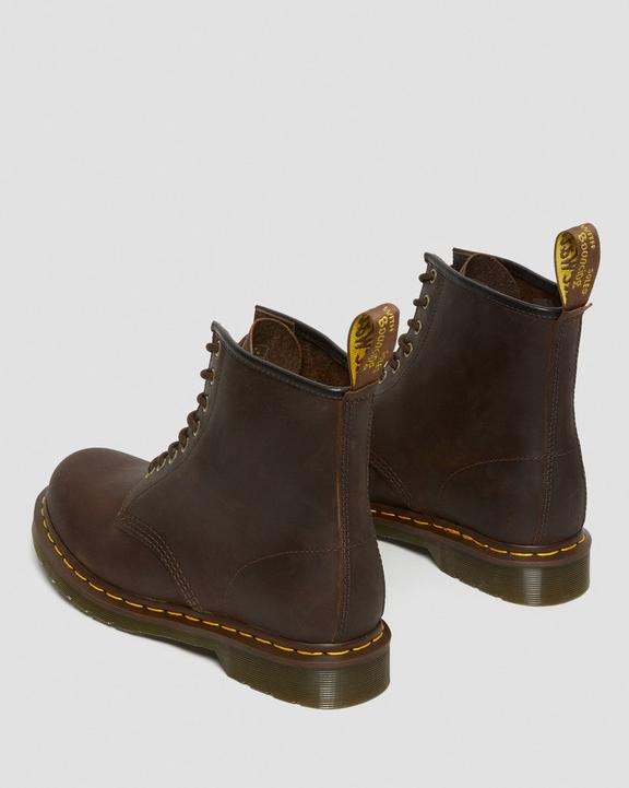 Dr Martens Crazy Horse Leather Lace Up Boots - Brown