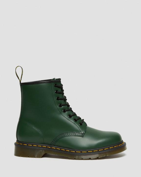 1460 Smooth Leather Lace Up Boots - Green - Mens