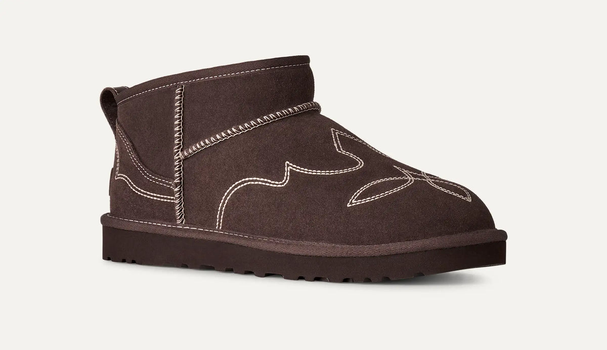 Ugg Classic Ultra Mini Western Burnt Cedar